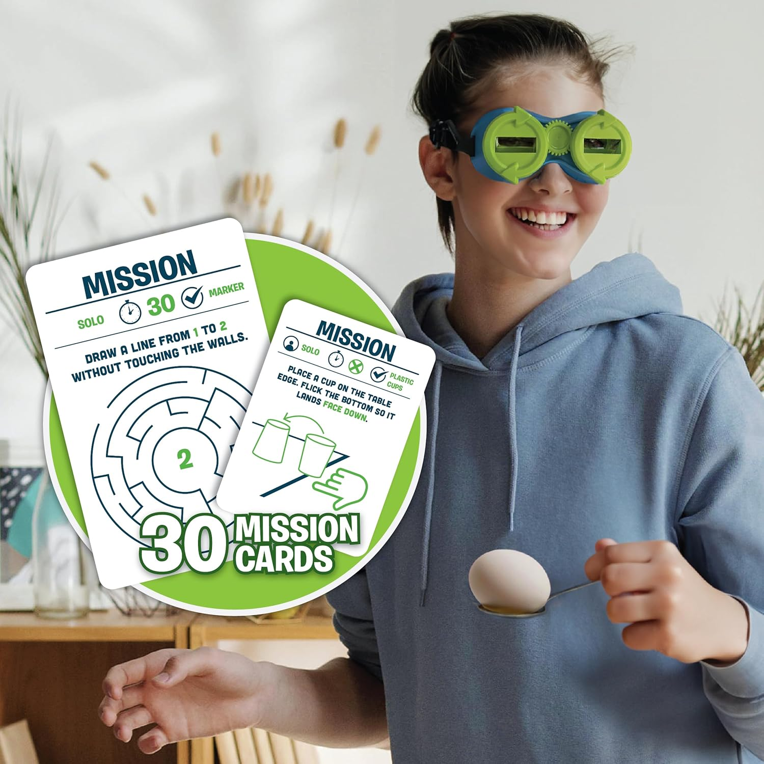 Zing Vision Impossible: Flip Your World Upsidedown and Sidewayes with This Hilarious Family Challenge Goggle Game