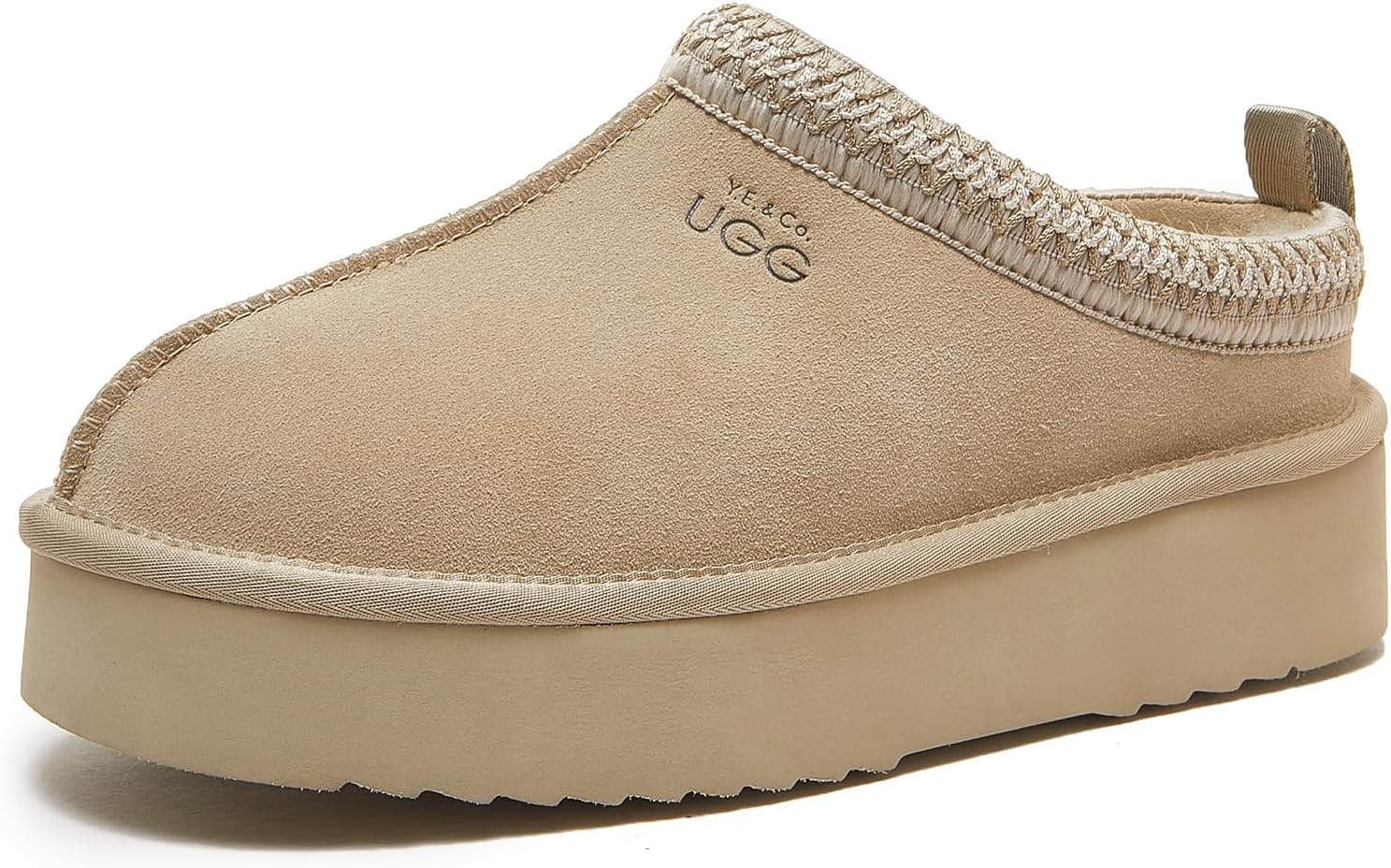 Cooper Platform - Men'S Women'S Unisex 4Cm Platform Slip-On Slipper - Australian Merino Sheepskin image number 3