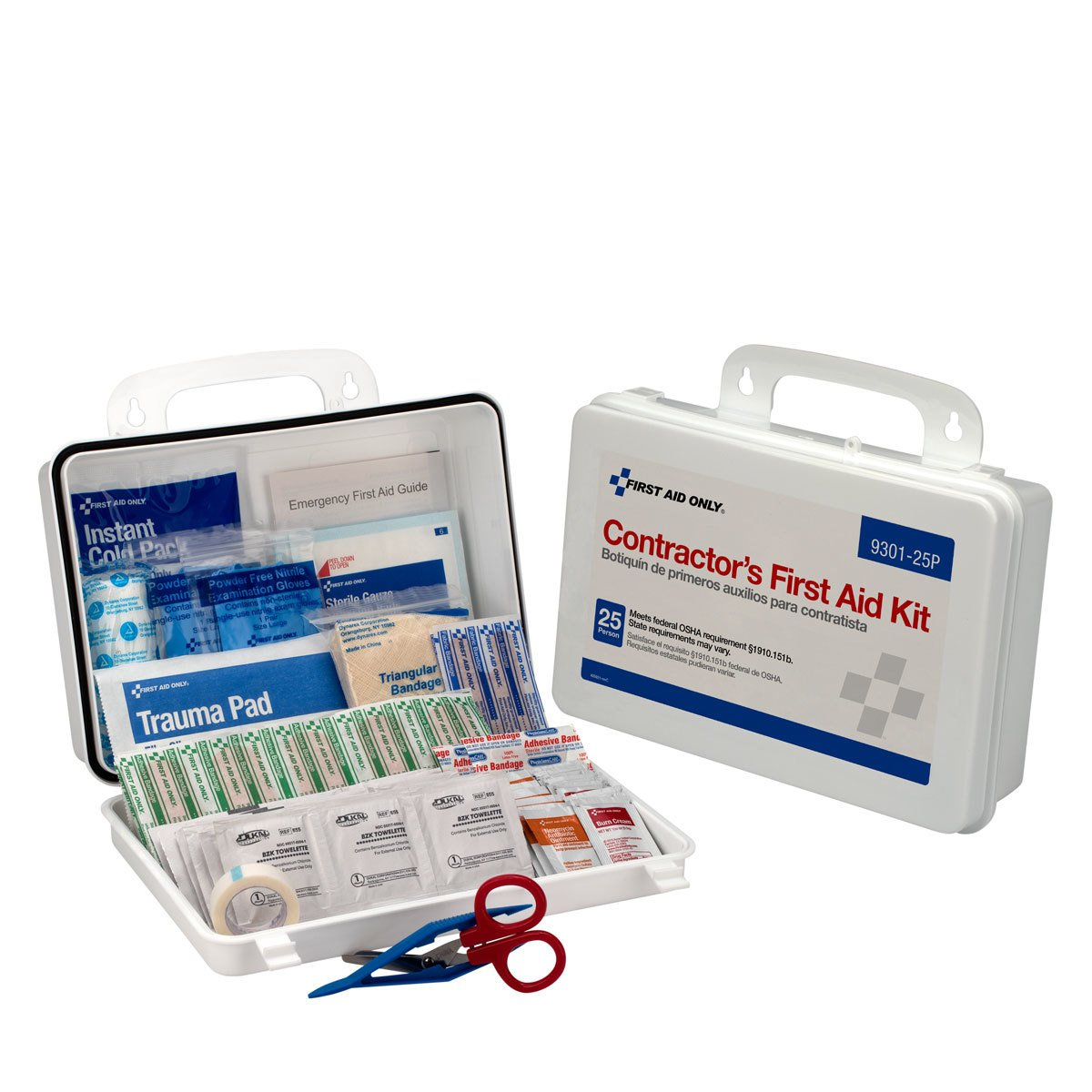 First Aid Only Contractor'S First Aid Kit, Plastic, 1.7 Pound