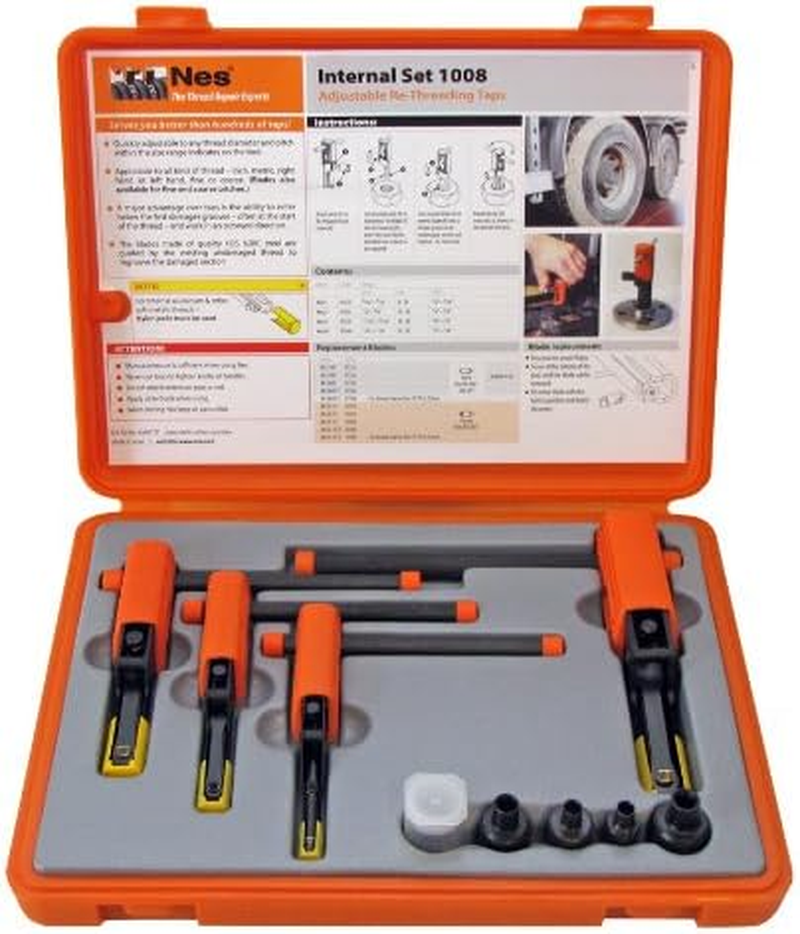 Nes Internal Thread Repair Kit, 5/16" to 1 1/4", 4-Piece, NES1008 image number 2