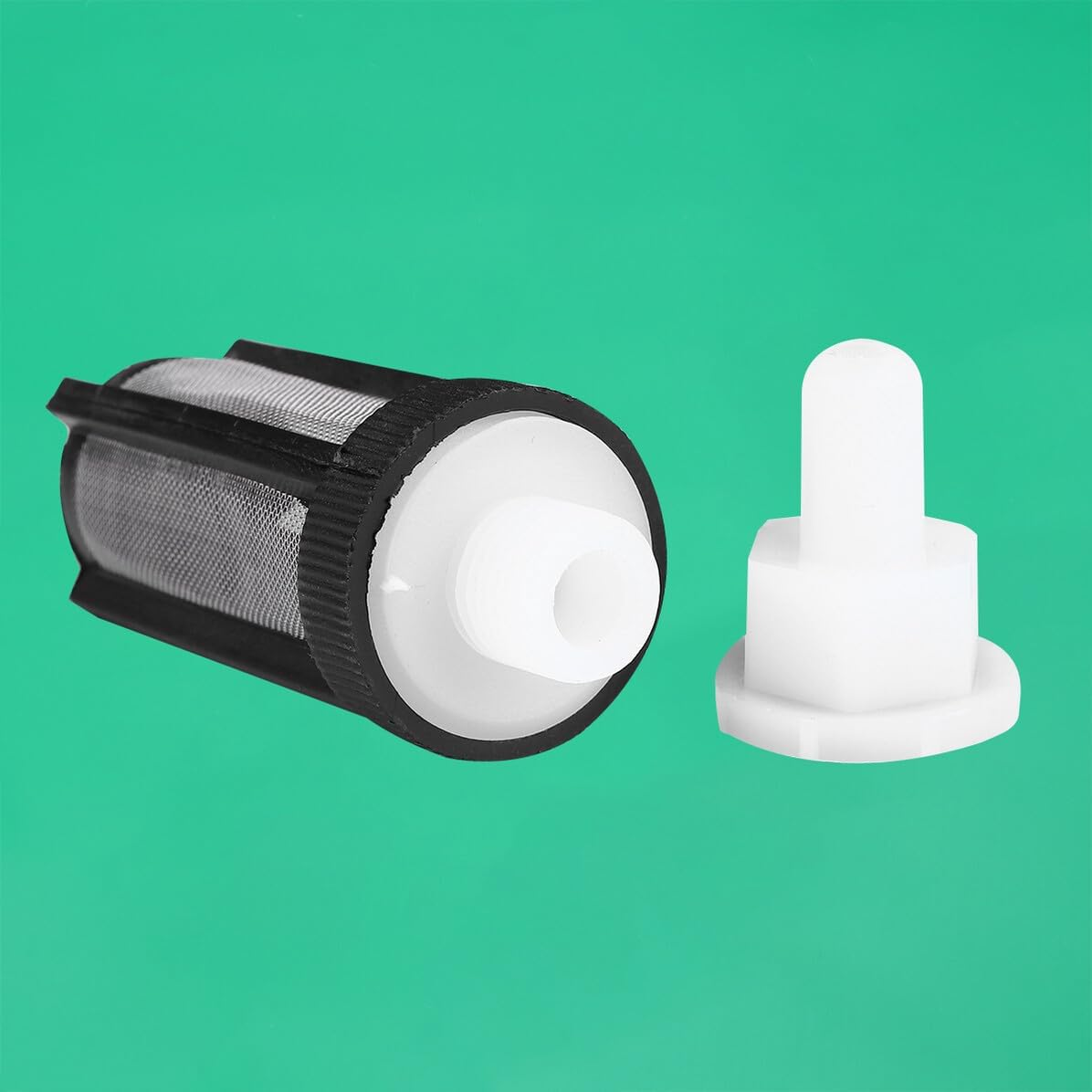 5Pcs Water Inlet Hose Filter for Submersible Pumps Stainless Steel Mesh Strainer with Silicone Tube Fit Debris Blocking Rust-Resistant Micro Pump Filter image number 1