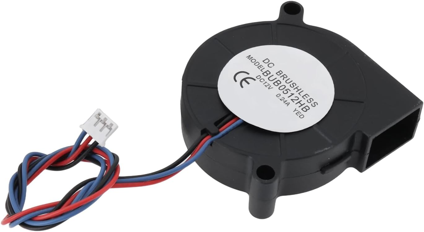 VGOL DC Brushliess 3-Pin Blower Fan BUB0512HB Cooling Fan for DIY Computer Case, DC12V 0.24A