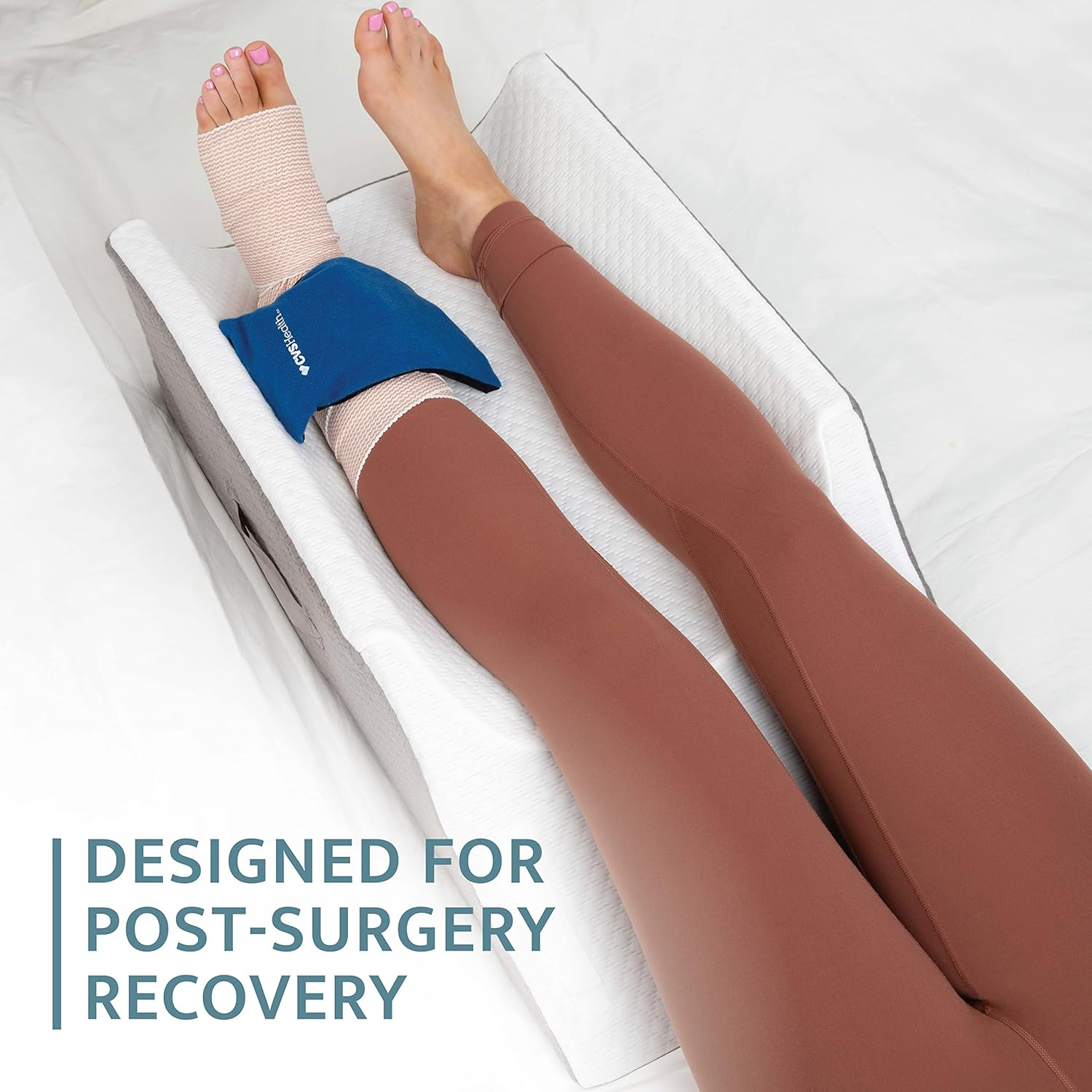 Kolbs Double or Single Leg Elevation Pillow | Post Surgery Leg Pillow (Double Leg) image number 3