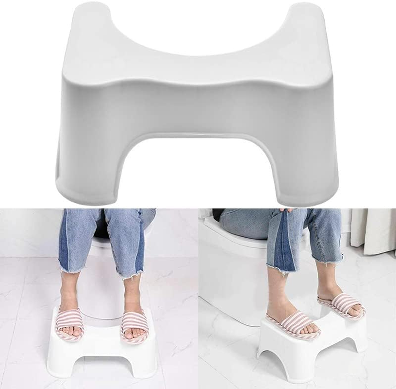 AIMALL Bathroom Toilet Stool, Foot Step Stool, Footstools,Bathroom Toilet Stool, Foot Step Stool, Footstools - Anti-Slip Bathroom Accessories, 15.35In X 8.86In X 6.69In image number 6