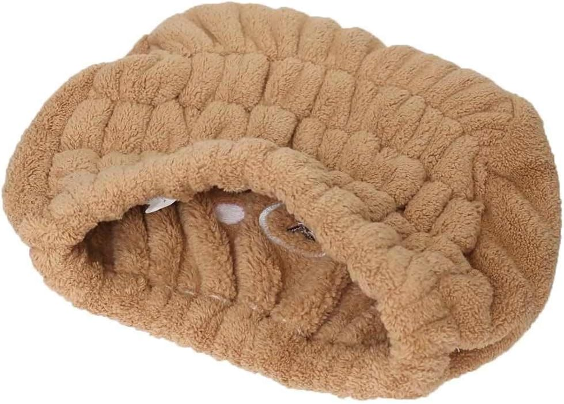 Hayashi ZO437926 Towel Cap, Approx. 7.9 X 9.1 Inches (20 X 23 Cm), Kabutte Animal Bear image number 1