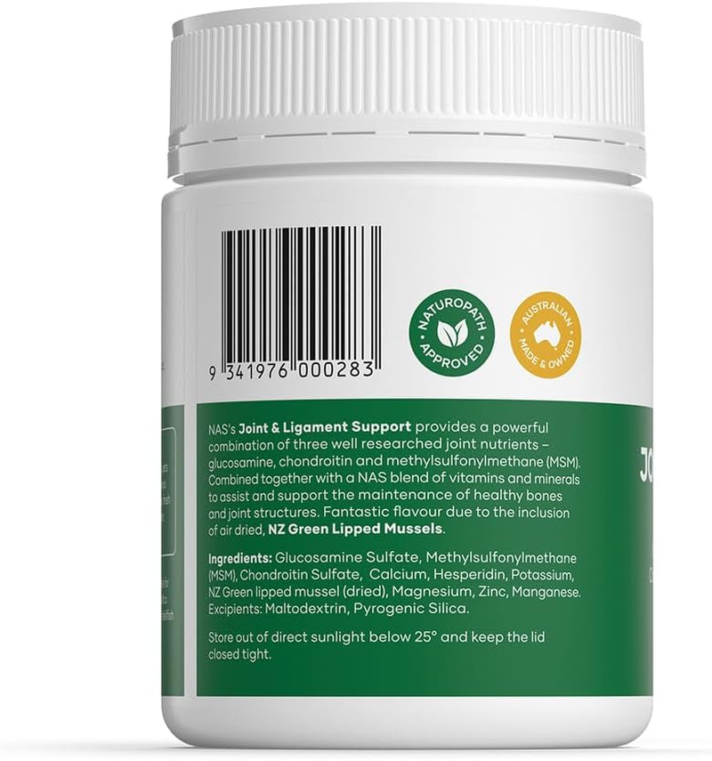 Natural Animal Solutions Joint & Ligament Support - Hip and Joint Supplement for Dogs and Cats. Glucosamine for Dogs Joint Supplement with Chondroitin and MSM, 120G image number 4