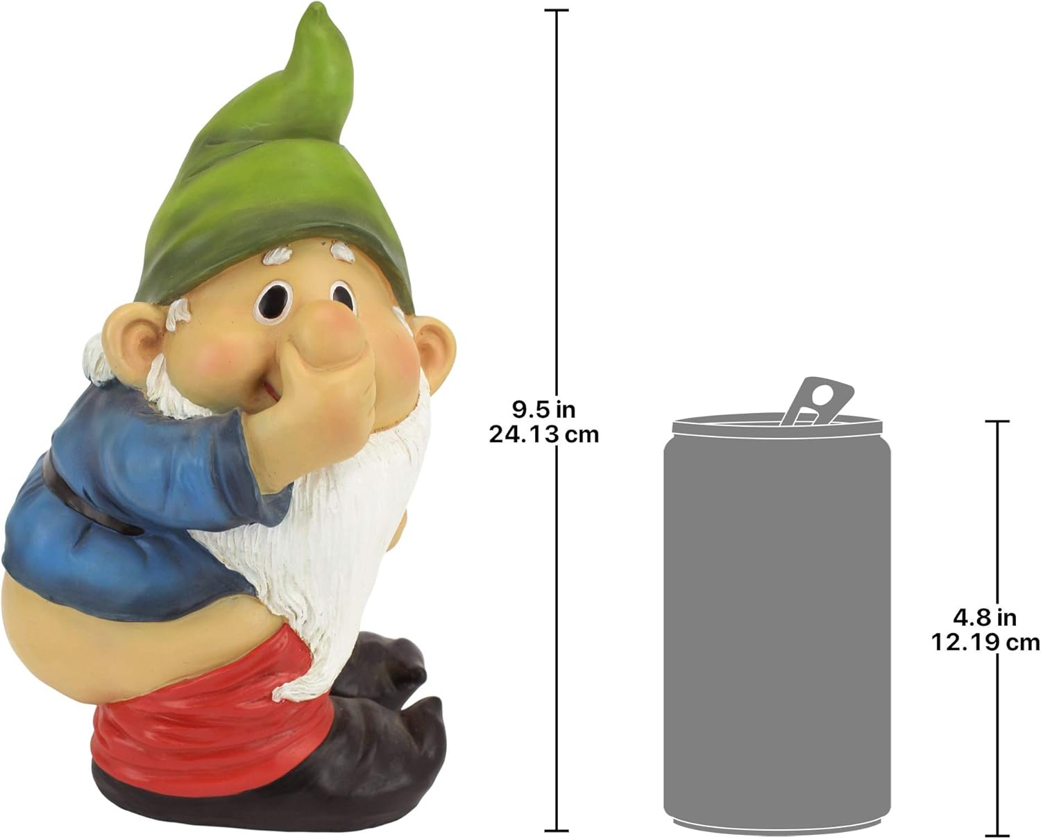 Design Toscano Stinky the Garden Gnome Statue image number 3