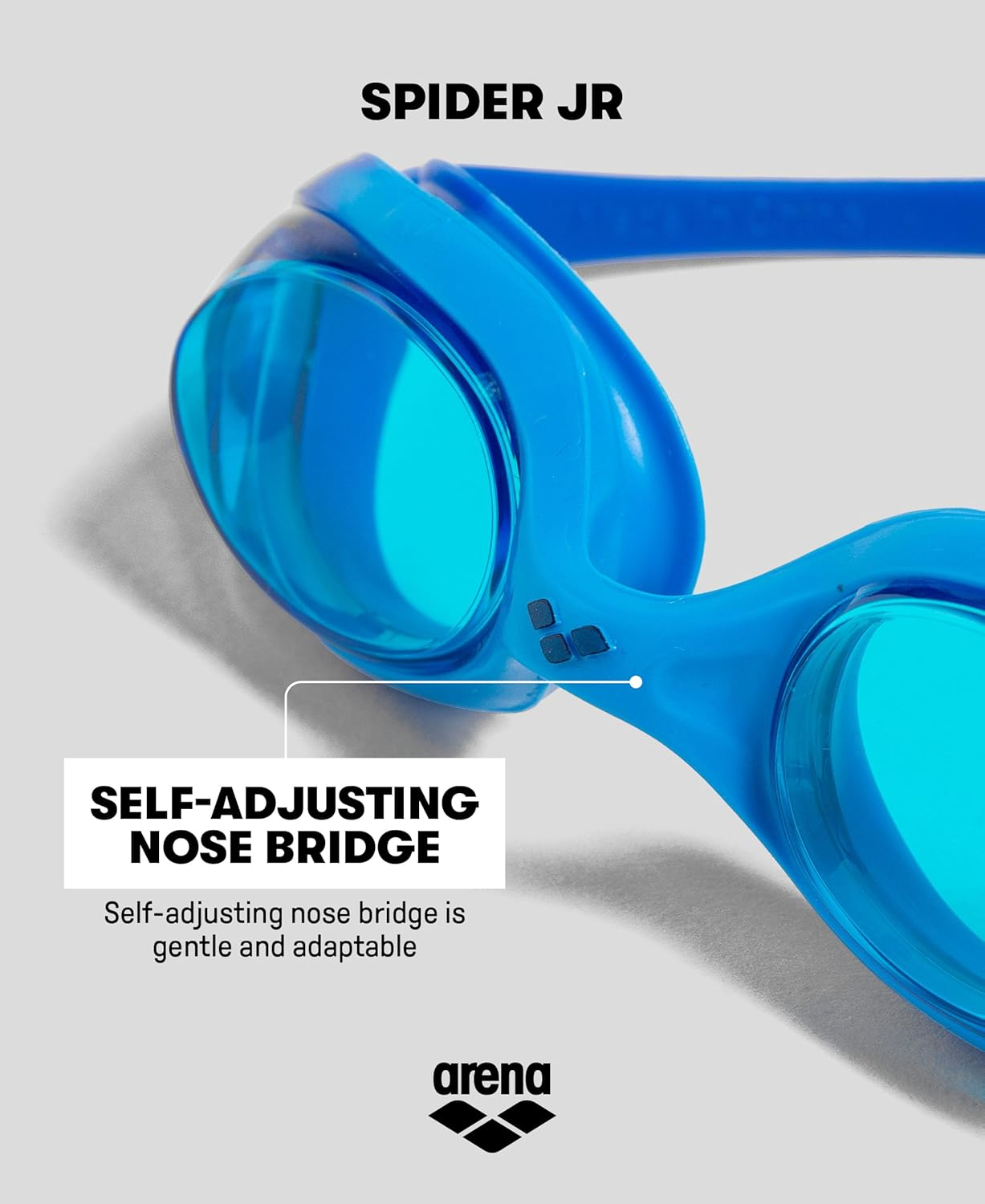 Arena Unisex-Youth Kids Goggles Spider Junior Swimming, Violet-Clear-Pink image number 6