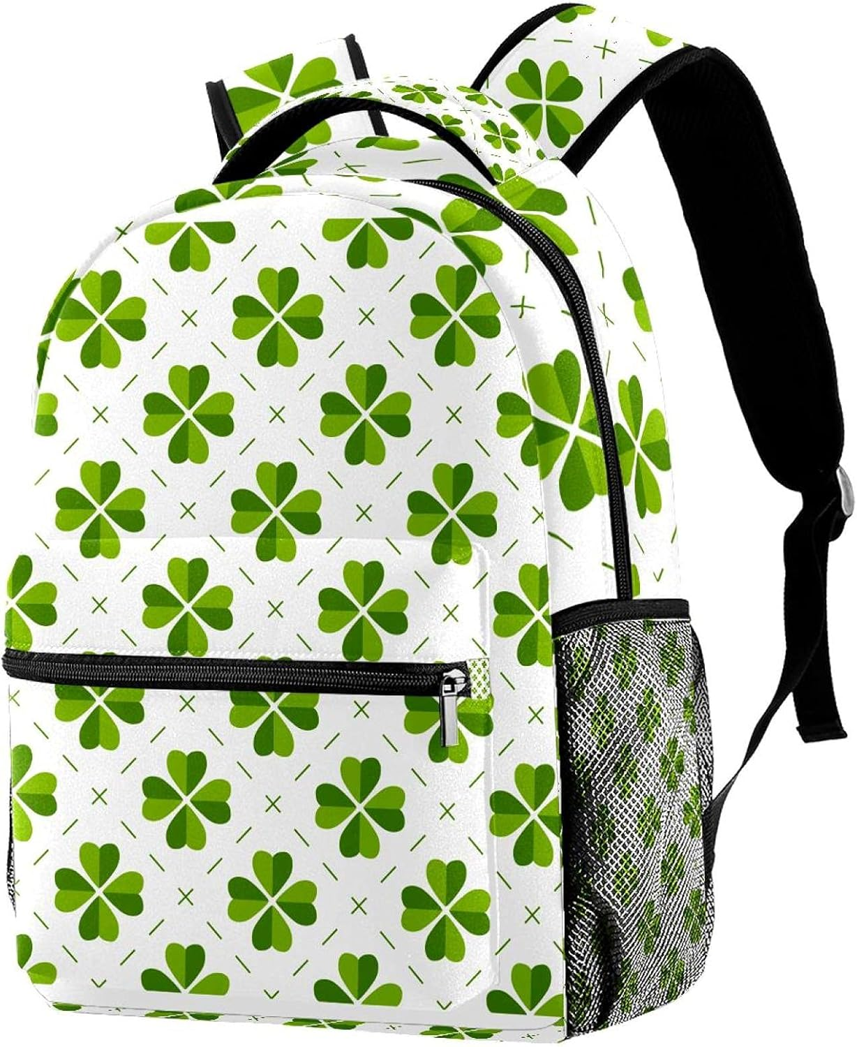 Four Clover Backpack Students Shoulder Bags Travel Bag College School Tote Backpacks image number 3