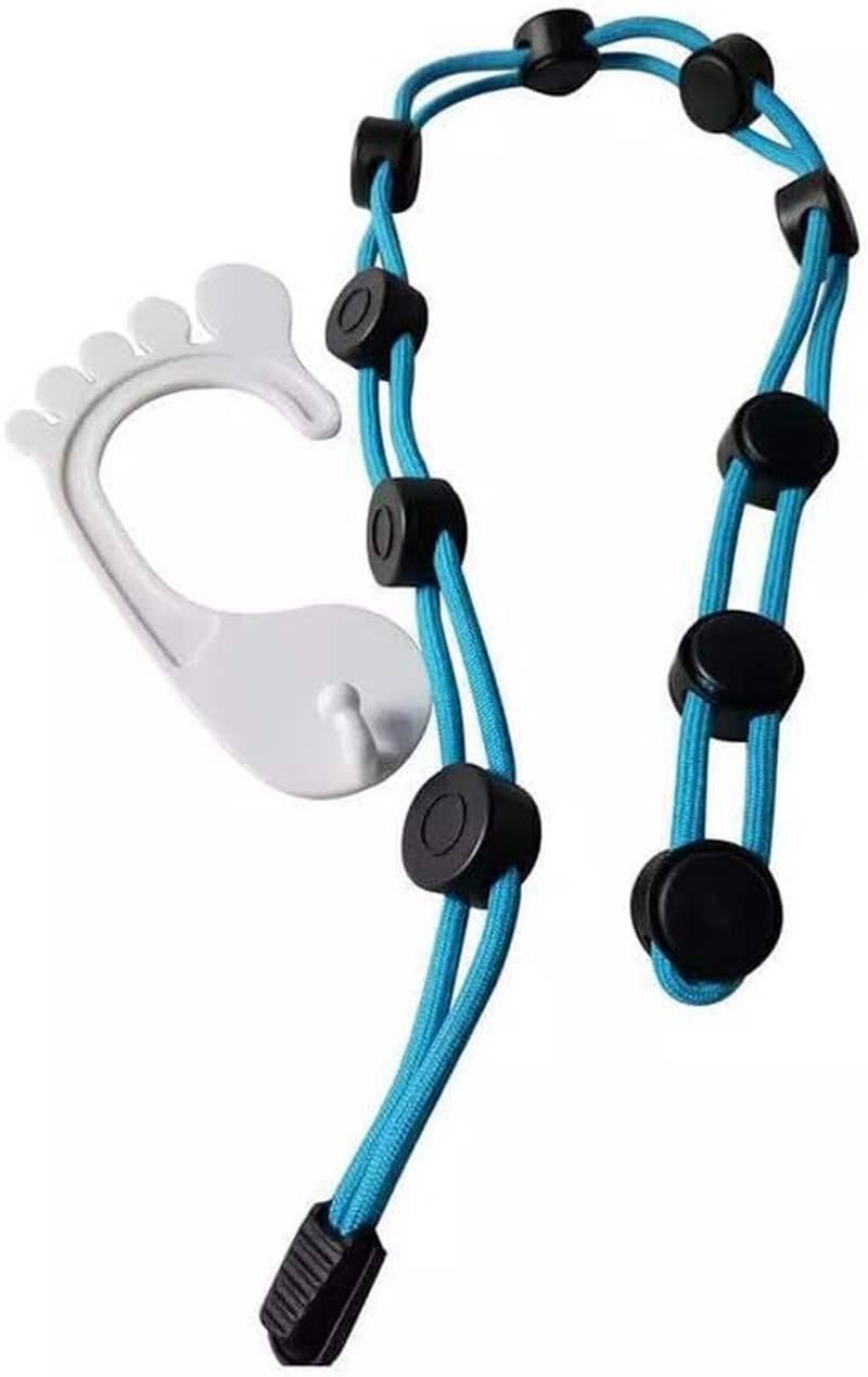 Sock Laundry Tool & Storage Hanger Rope Storage Hangers Closet Organizer Laundry Helper, Durable ABS Laundry Tool, Ideal for Home and Travel