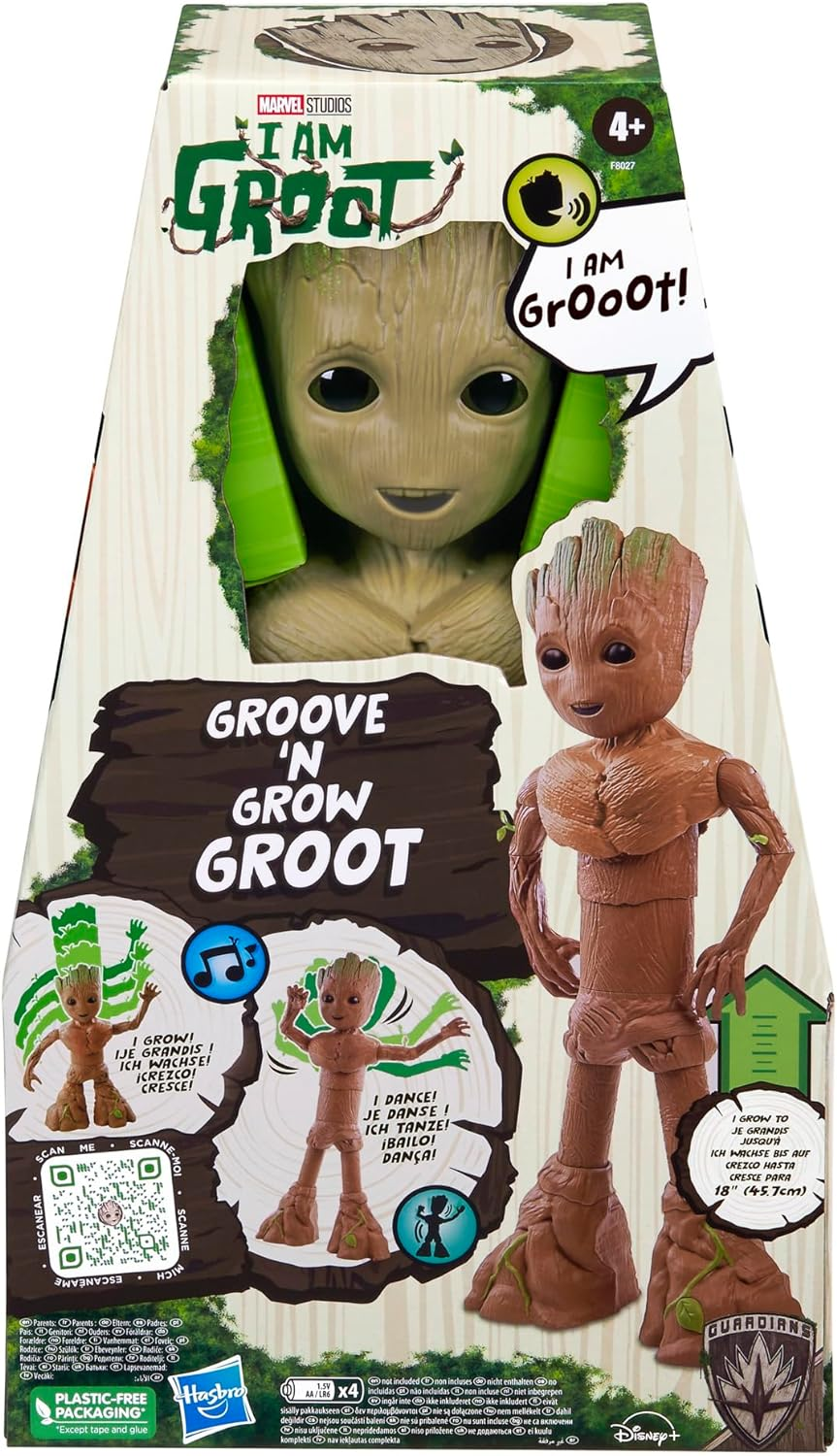 Hasbro Guardians of the Galaxy Marvel Great Gift Groot Action Figure Toy image number 4