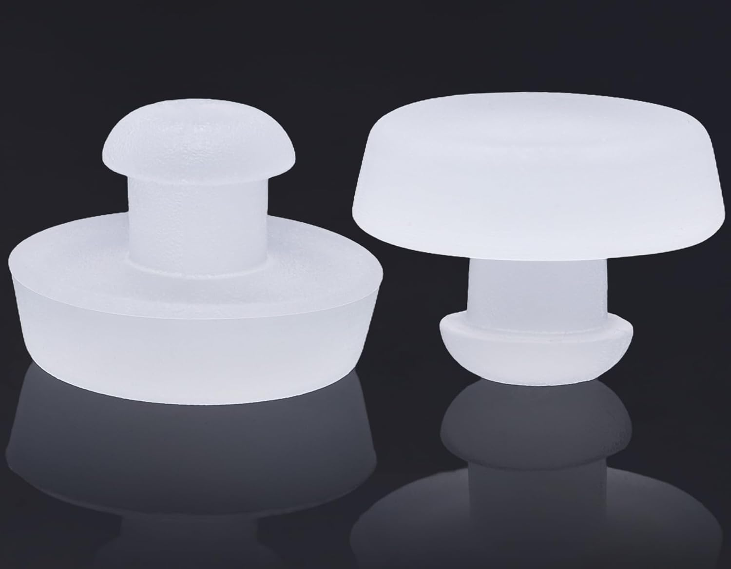 MEAJOO 2PCS Hyundai Kia Brake Pedal Stopper, Brake Pedal Stop Pad 32876-36000 Compatible with Kia Optima Sorento Sportage Soul, Hyundai Accent Elantra Sonata Veracruz 32876-25000