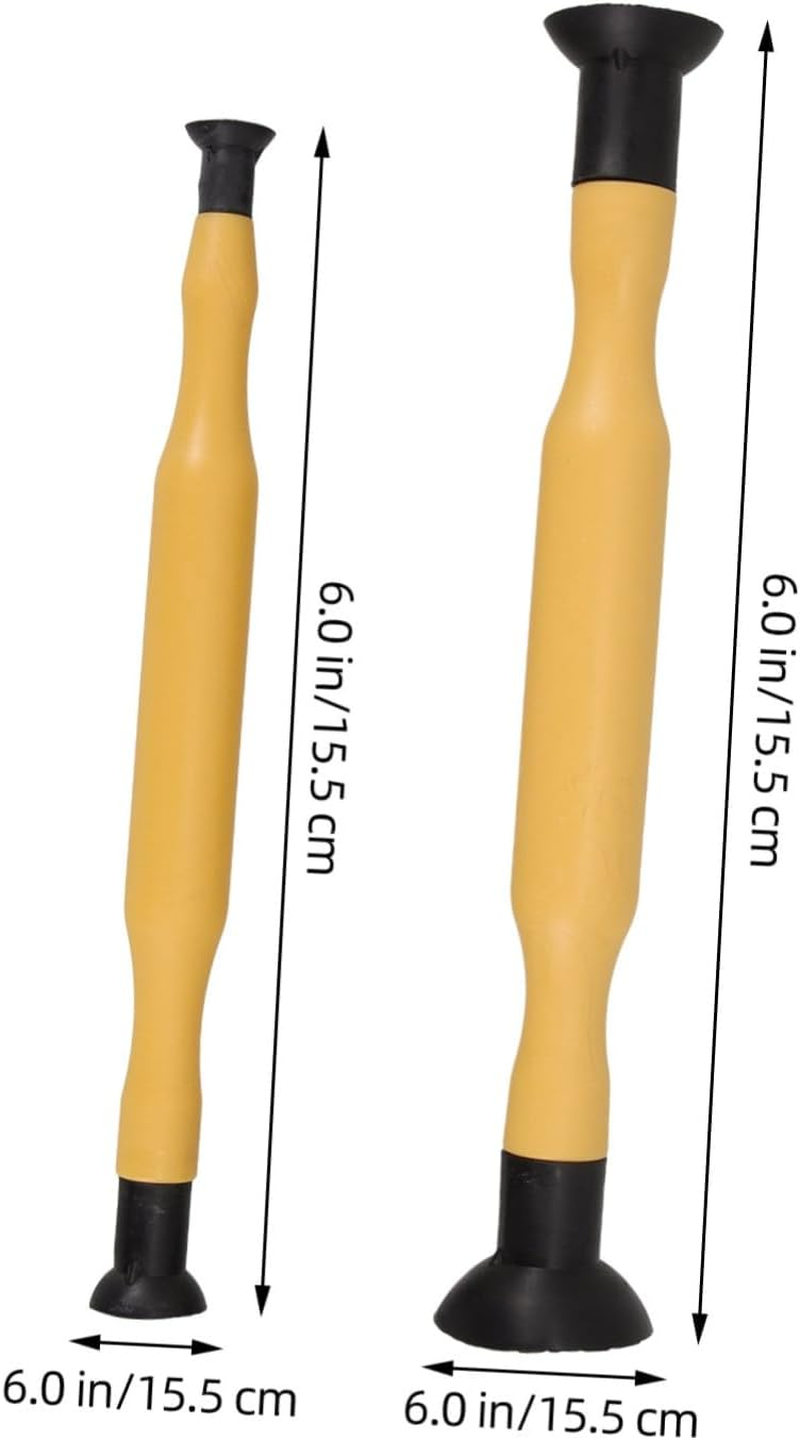 TIDTALEO 2Pcs Manual Engine Valve Grinding Tool Pneumatic Valve Repair Stick for Automotive and Motorcycle Maintenance Compact Design for Go Repairs image number 2