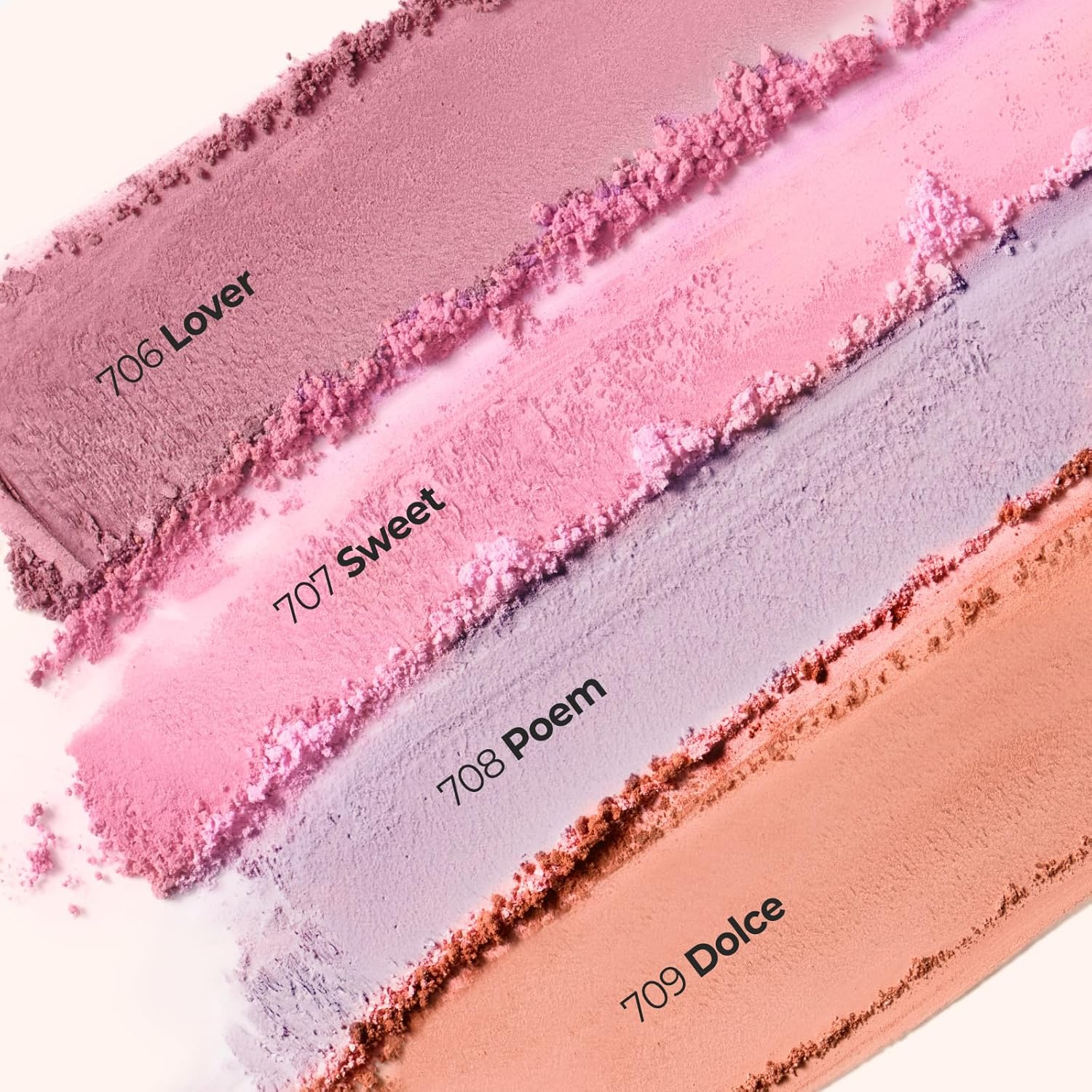 Laka Love Silk Blush, Radiant Powder Blush, Silky, Buildable Color with a Natural Glow, Long Lasting, Moisturizing Formula for a Fresh, Flushed Look, K-Beauty (#706 Lover) - 701 Harico image number 3