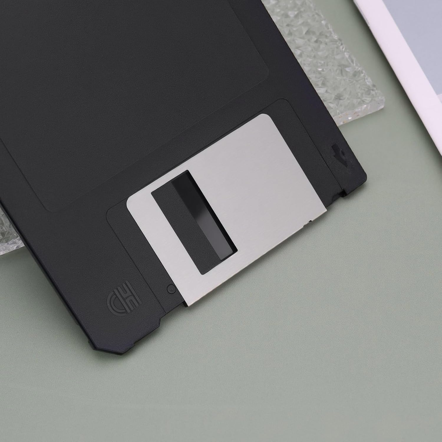 Emagtech 1Pc 3.5 Inch Floppy Disk Cleaner 1.44MB Format a Floppy Disk Cleaner Portable Floppy Disk Cleaner for PC Amiga Atari ST Archimedes Black