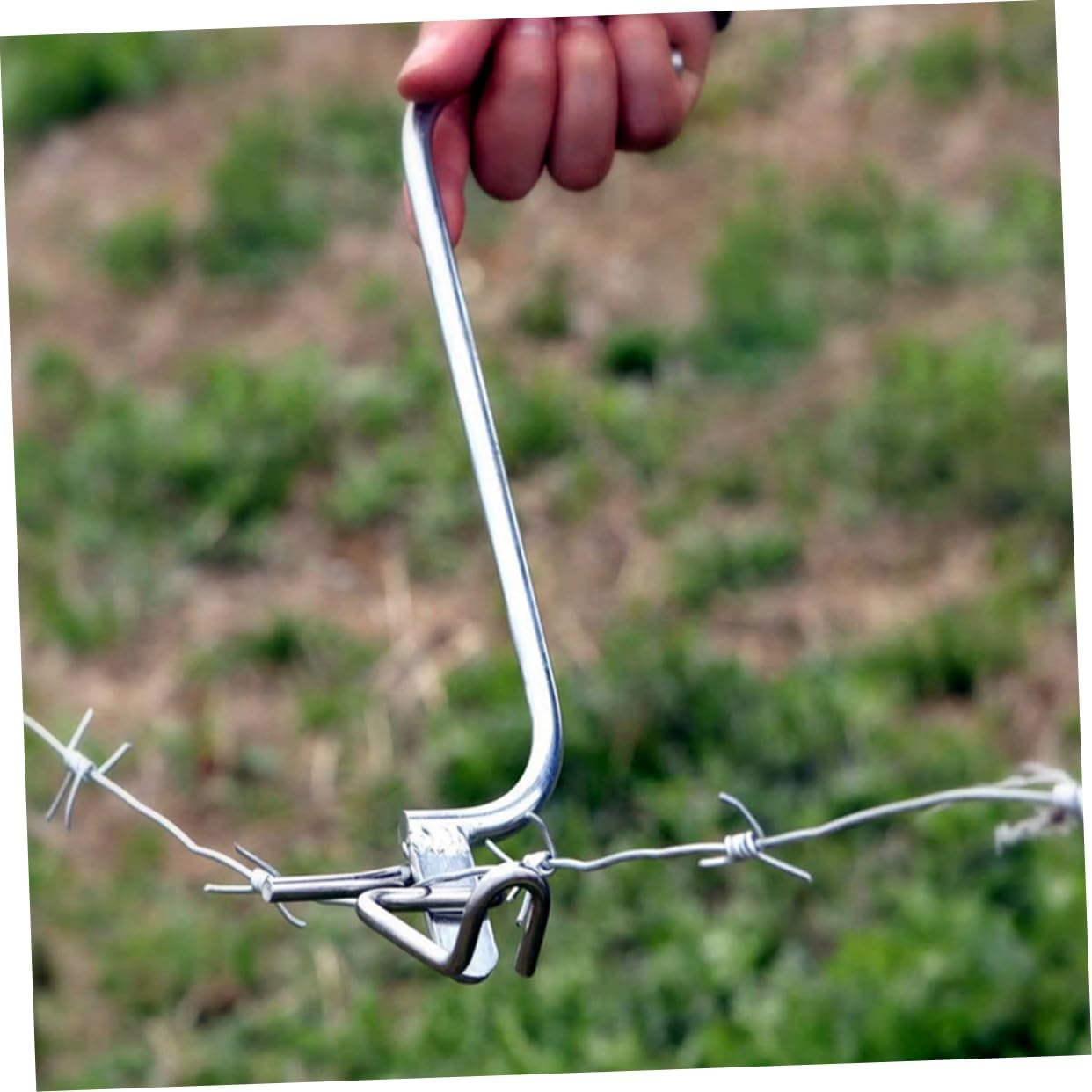 Yardwe 10Pcs Stainless Steel Fence Wire Tensioners Metal Wire Tightener for Garden and Farm Fences Quick Repair Tool Suitable for All Types