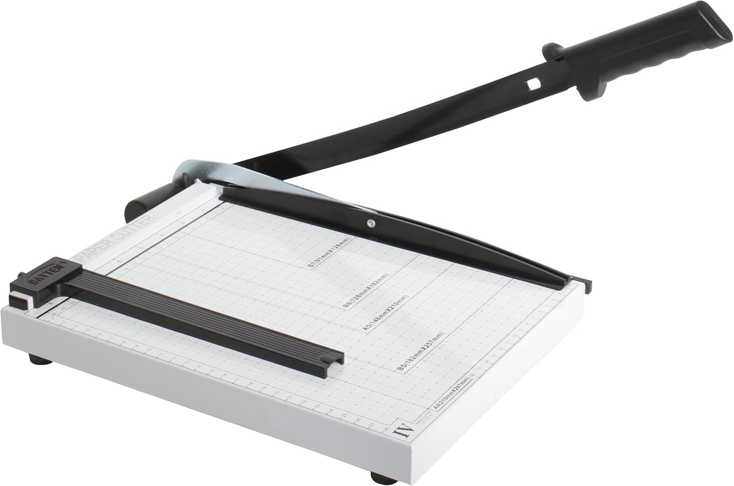 Upgraded 12Inch Paper Cutter, A4&ndash;Paper Trimmer with Safety Protection Device and Blade Lock, 12 Sheets Capacity, Precision Guillotine Paper Cutter for Craft Paper, Coupons, Labels and Photos image number 2