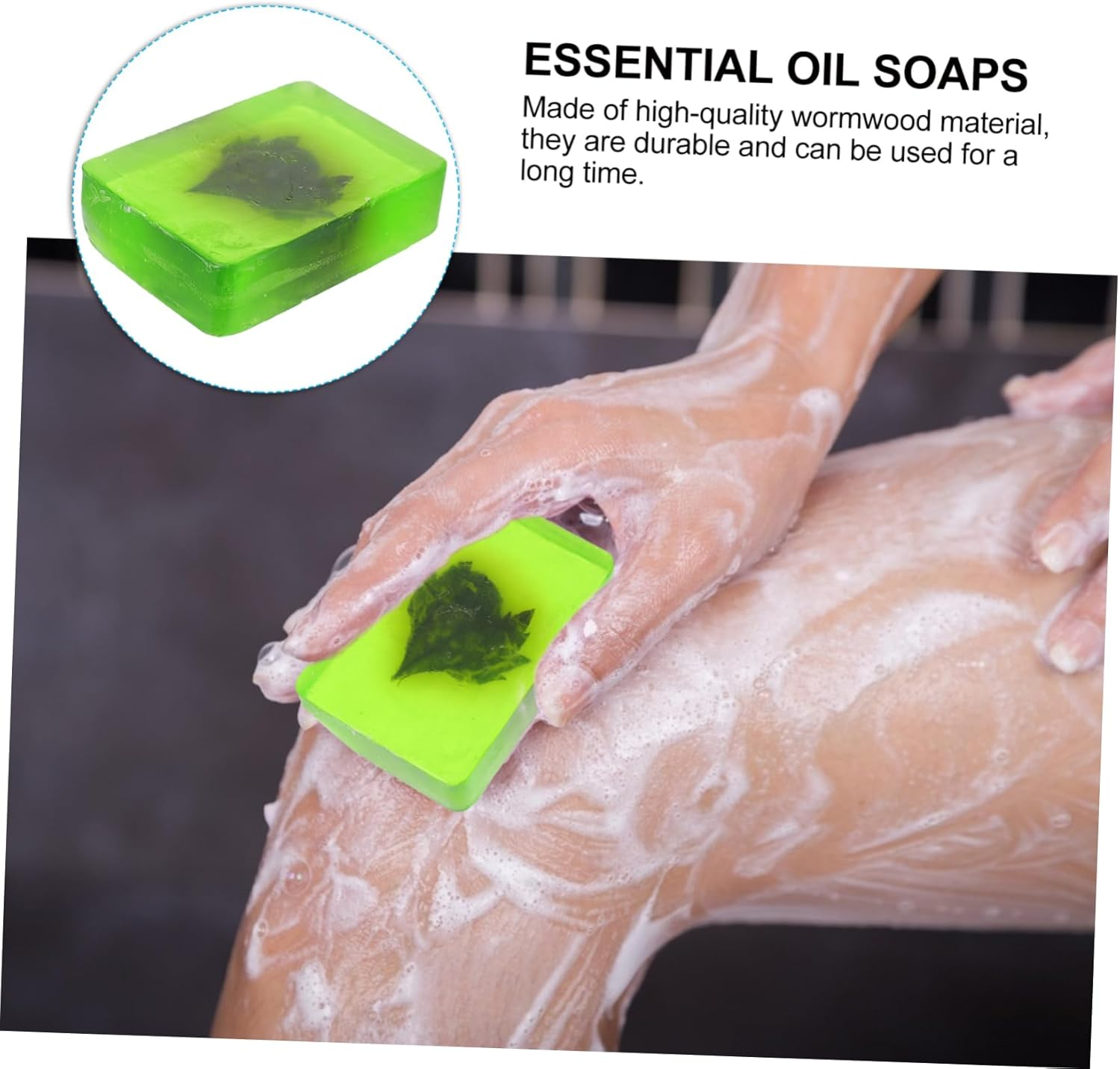 Ipetboom 2Pcs Handmade Gentle Cleanser Face Soap Essential Oil Botany Oil Soaps Foaming Cleansing Gentle for Sensitive Skin image number 5