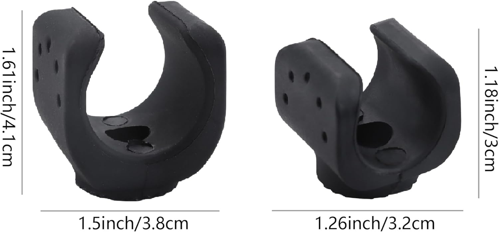 6 Pieces Flashlight Mounting Brackets, Torch Holder with Screws for LED Flash Light and Similar Items, Mounting Flashlight in Truck Car