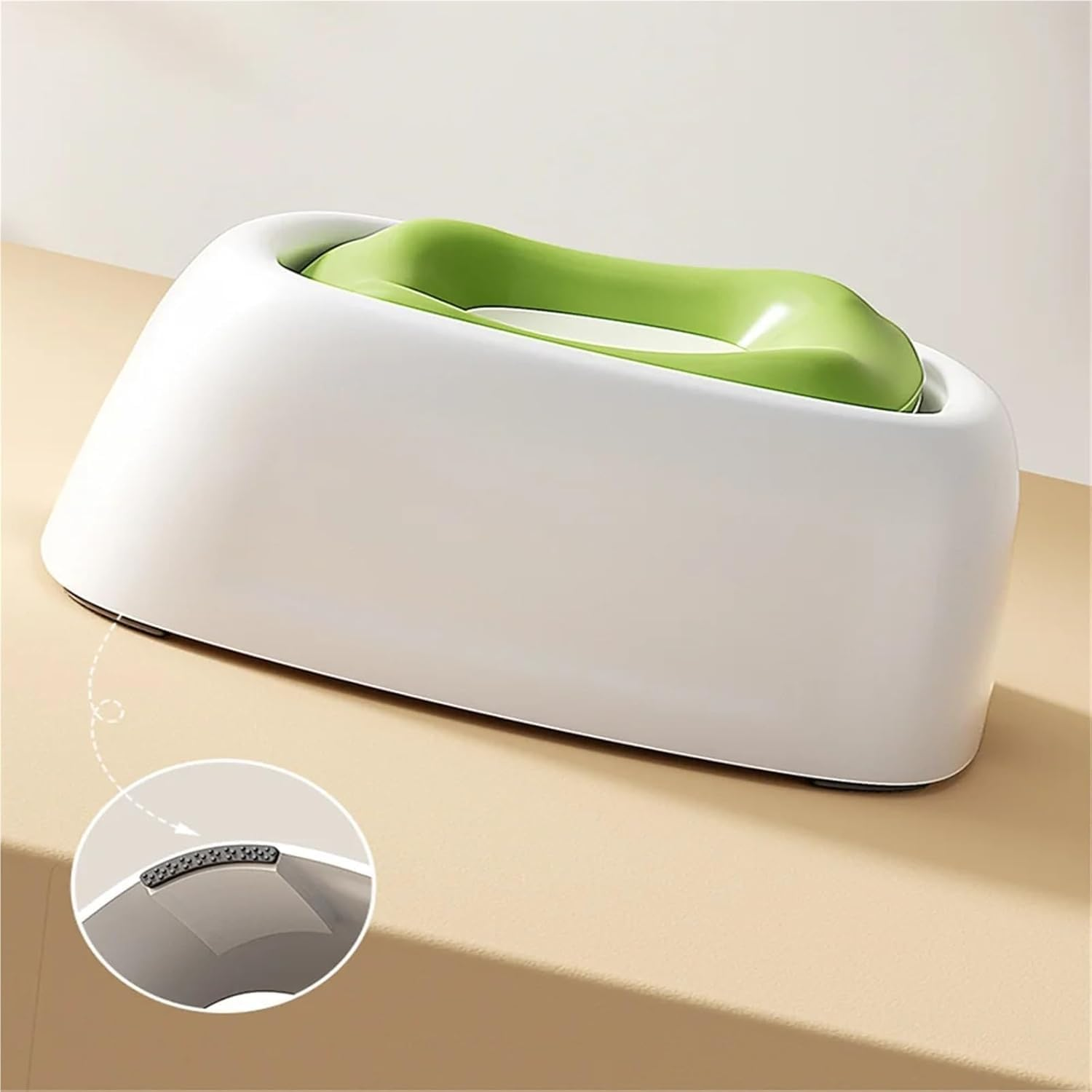 Wadt1500Ml No-Spill Dog Water Bowl, Anti-Slip Plastic Pet Dish for Dogs, Cats & Other Animals, Ideal Gift Choice (Pink)