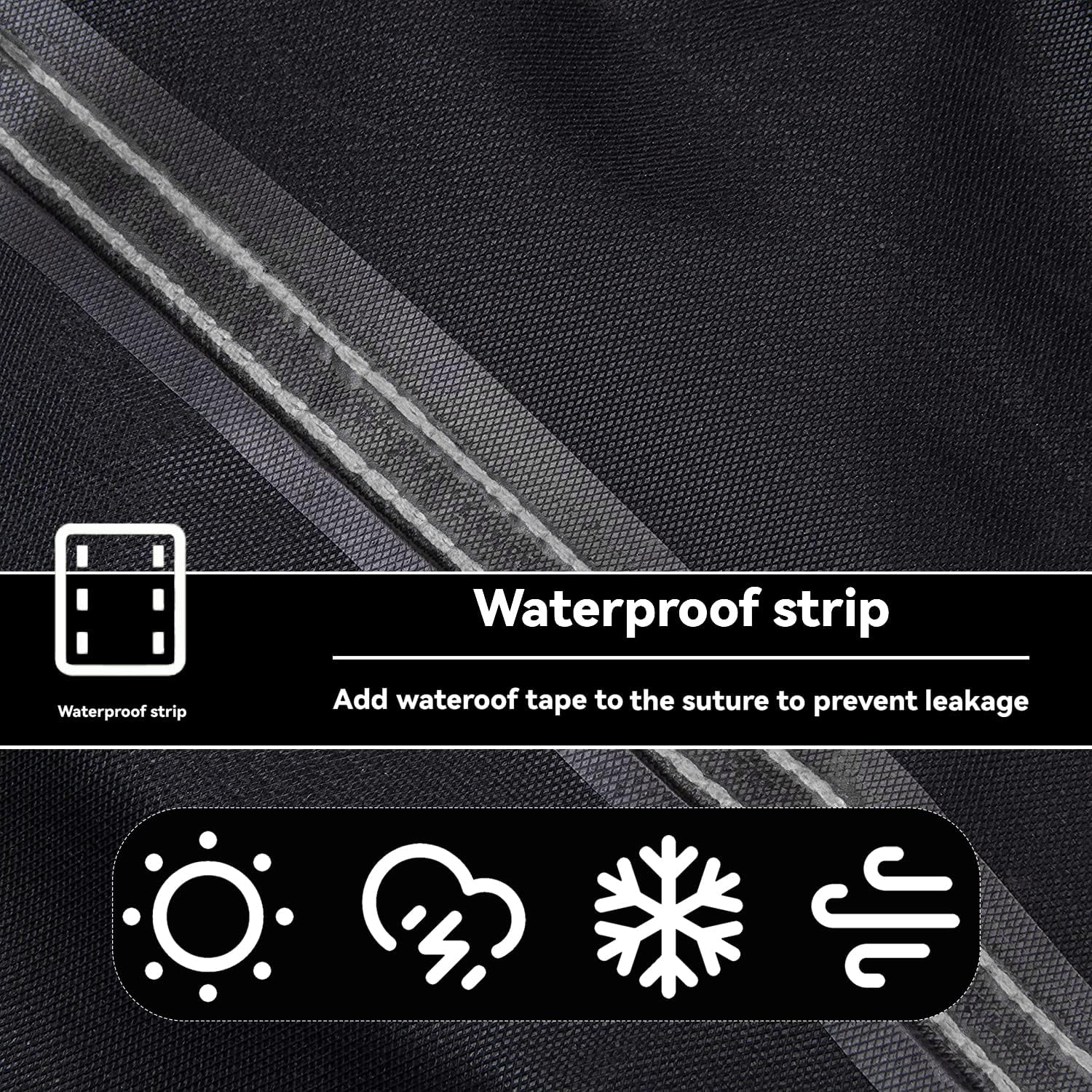 Outdoor Prep Table Cover - Waterproof, Stainless Steel Top Cover for 52 Inch Keter Unity XL Portable Outdoor Table, Compatible with 52 Inch Outdoor Utility Cart and Storage Cabinet image number 4