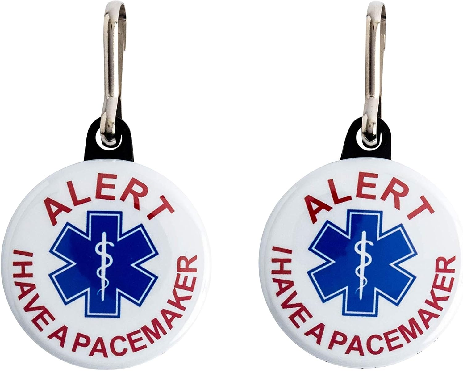 Secure ID I Have Type II Diabetes Button with Snap Clip, Life Alert Button, Medical ID Button for Emergency Situations, Medical Alert for Diabetes Patients (Pacemaker) image number 6