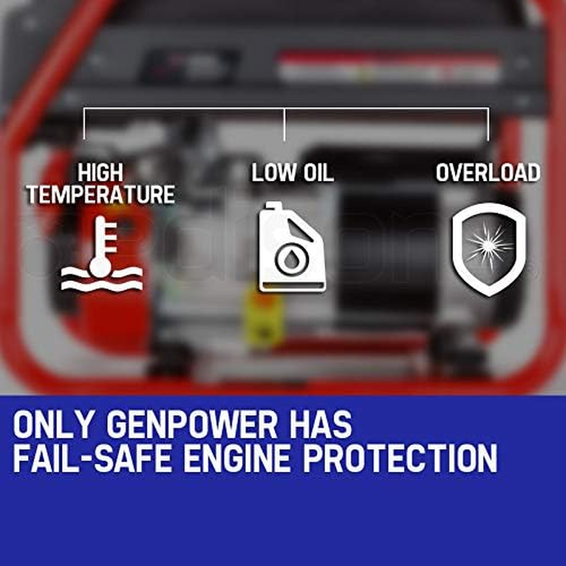 Genpower 4.2Kw Peak 3Kw Rated Generator 4-Stroke Single Phase Petrol Generator image number 1