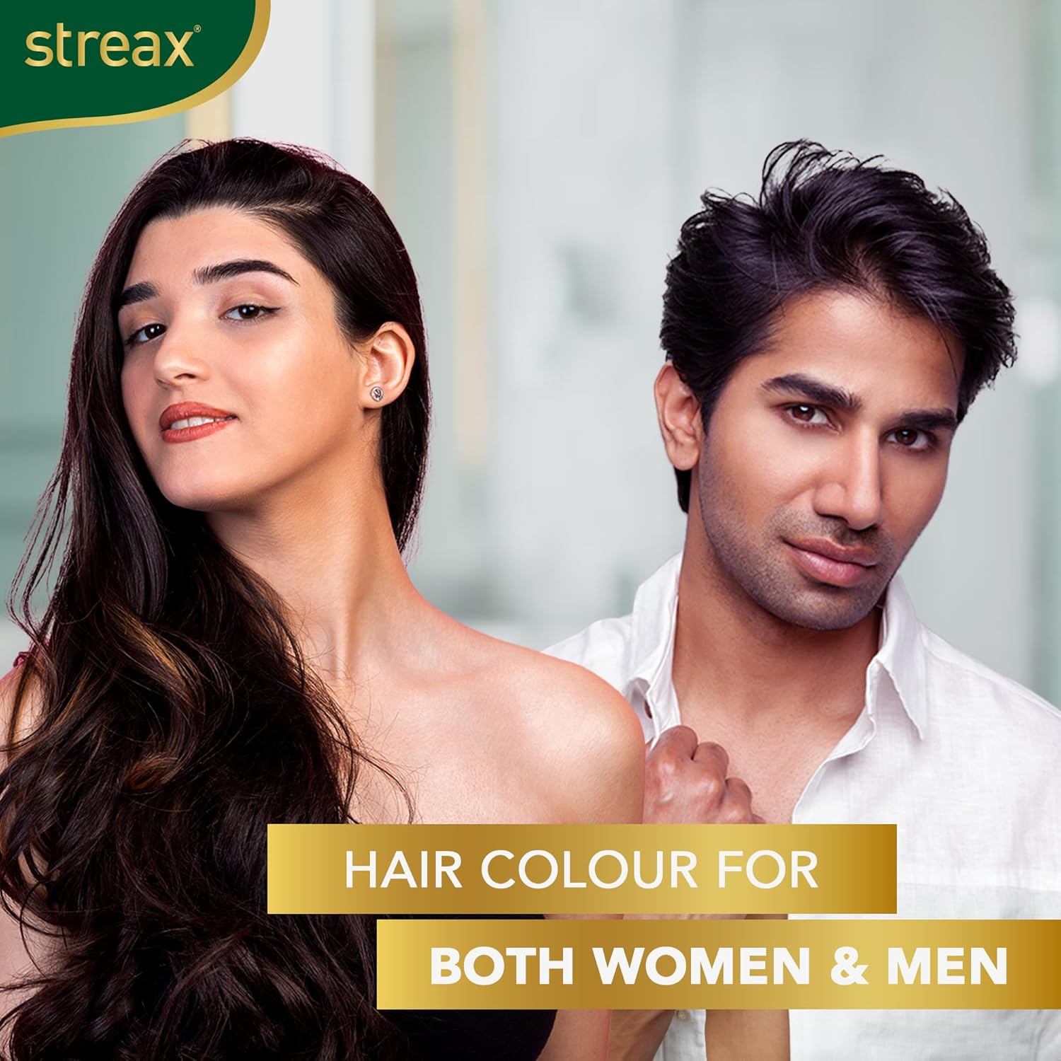 Streax Insta Shampoo Hair Colour for Men & Women | Enriched with Almond Oil & Noni Extracts | Long-Lasting Instant Colour | Natural Black, 15 Ml (Pack of 16) image number 4
