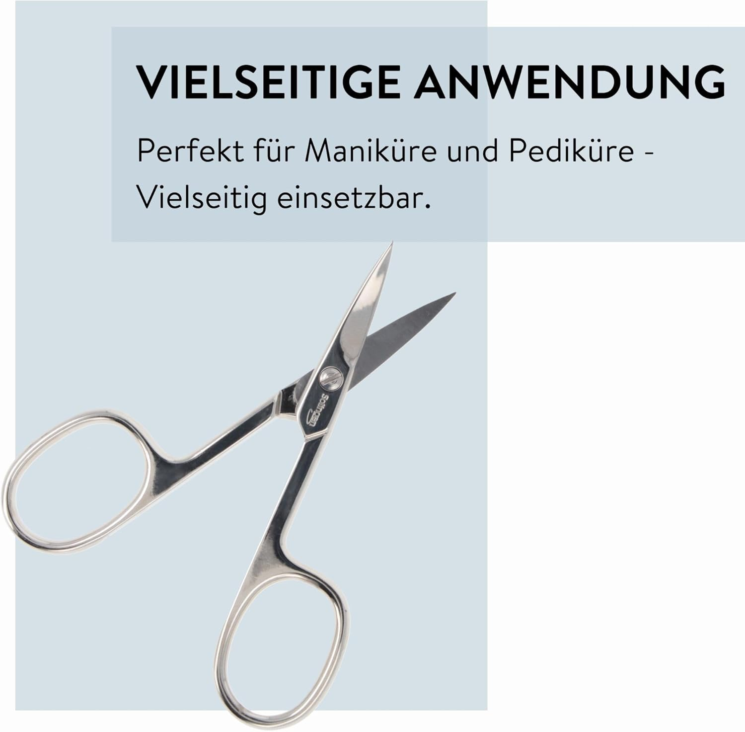 Parsa Beauty Steel Scissor with Curved Cutting Edges image number 1