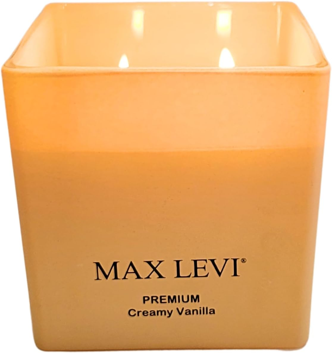 Max Levi Premium Creamy Vanilla Candle 400G - 60 Hours (Ultra Strong Scent) - Vanilla, Cream image number 4