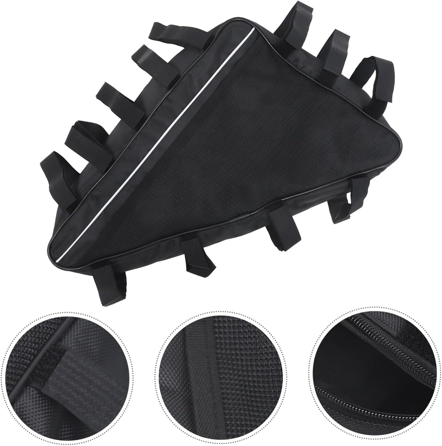 HANABASS Triangle Bag Bike Battery Cover Battery Bag Battery Cover Electric Bike Frame Bag Saddle Bag Bicycle Back Seat Repair Tool Saddle Bag Bike Electric Bicycle Seat Bag Suitcase image number 5