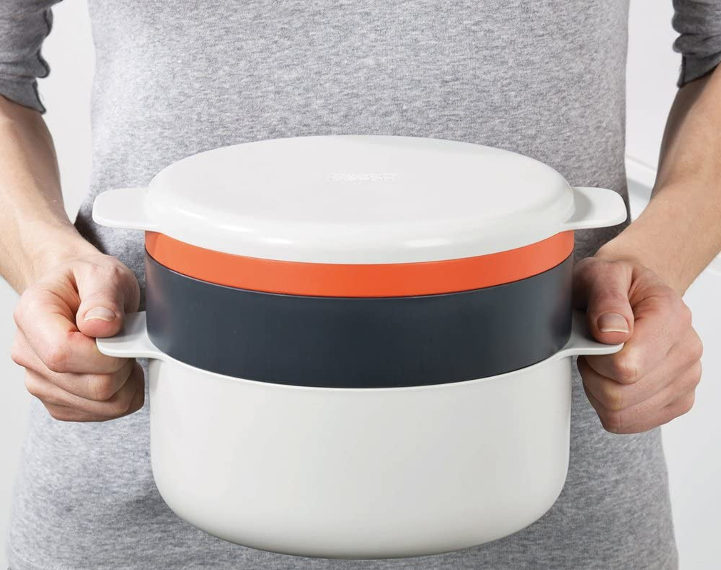 Joseph Joseph 45001 M-Cuisine 4 Piece Stackable Microwave Cooking Set image number 3