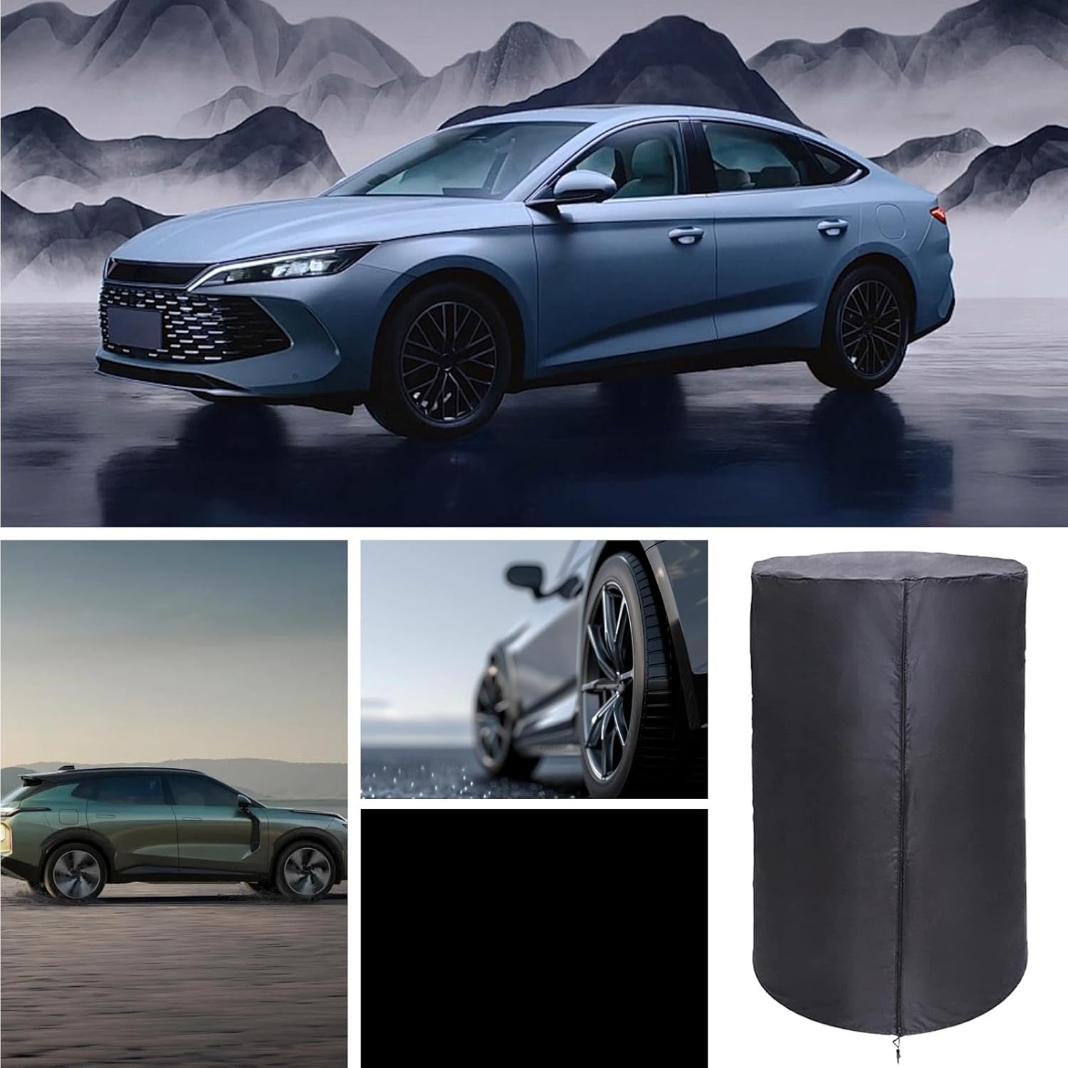 Tire Protector | Wheel Cover | Spare Cover | Large Tire | Dustproof Tire Storage Savers Protective Vehicle Tire Cover Wheel Protector for Most Automotive Truck Car Tire image number 3