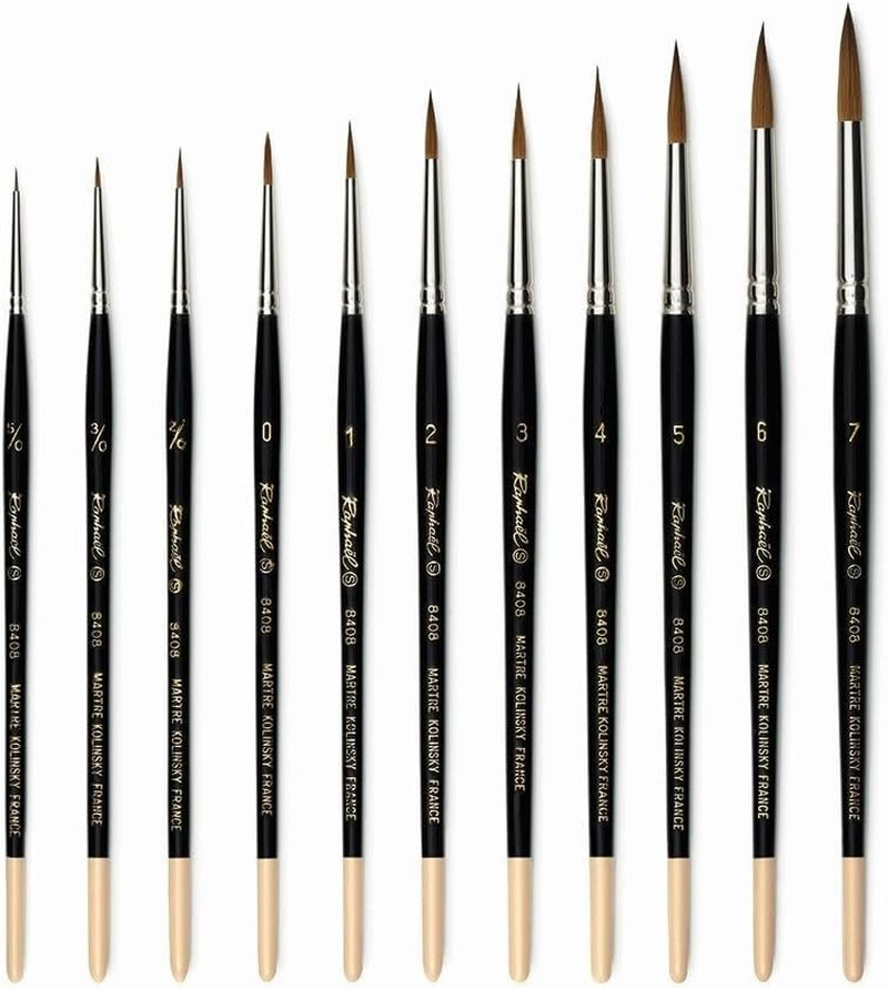 Raphael 8408 Kolinsky round No. 3/0 image number 2