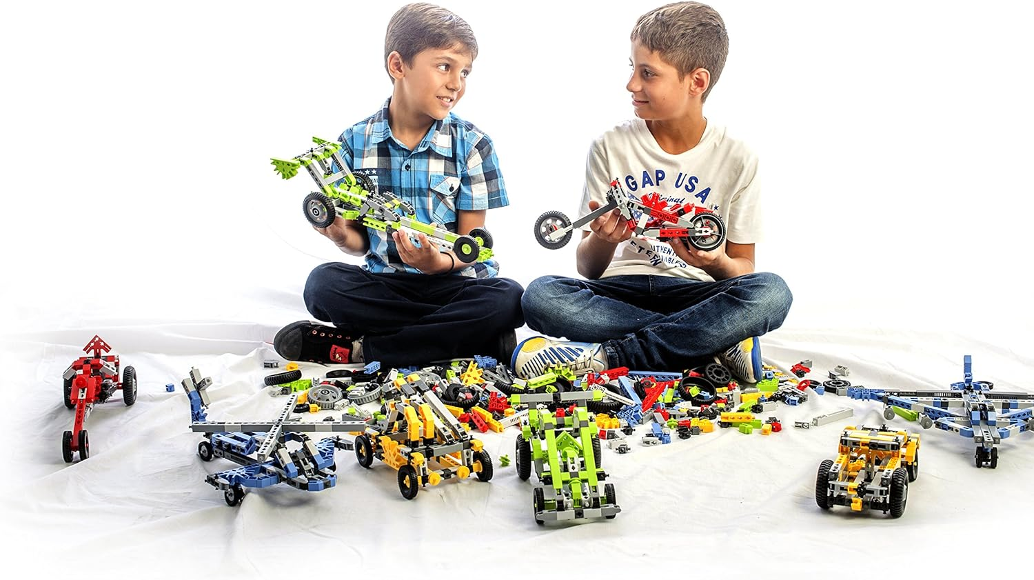 Engino-Inventor 0432 Construction Kit 4 in 1 Motorr&atilde; &curren; The