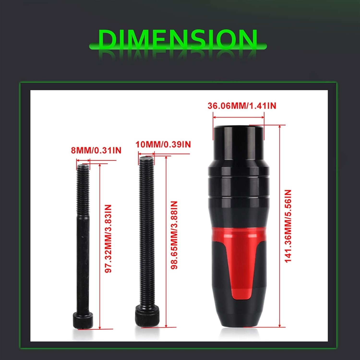 Motorbike Frame Sliders for Y┐Amaha TMAX 500 530 XP500 XP530 2009-2016 Exhaust Frame Sliders Crash Pads Falling Protector Scooter Motorcycle Accessories (Color : Green, Size : XP530) image number 2