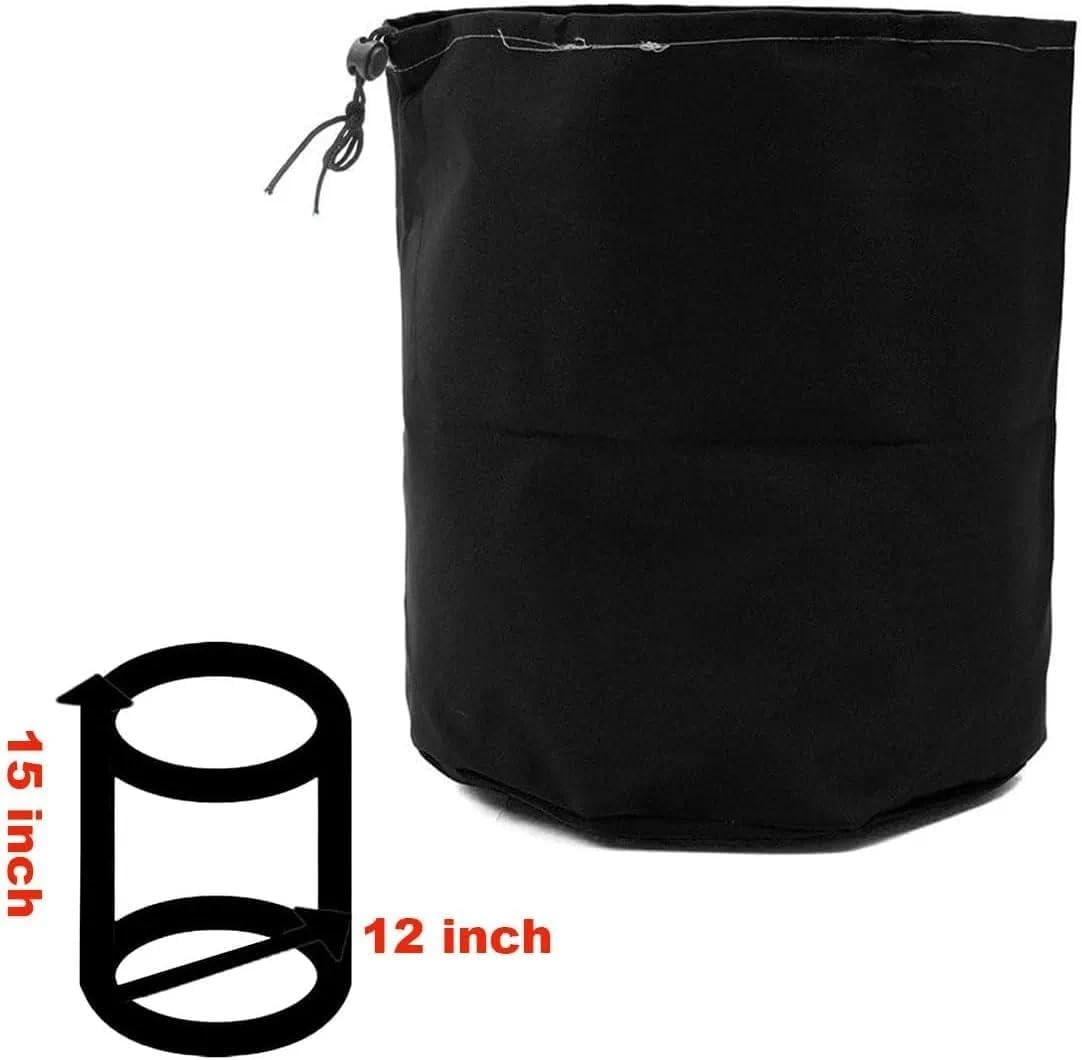Trimmer Cover for String Trimmers, Weed Eater Cover, Engine Protector, Weatherproof, UV Protection, Compatible with Most STIHL, Echo, Husqvarna, and Other Models (420D Black) - CRFY image number 3