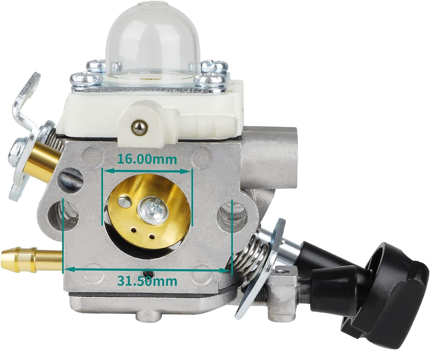 SIMPERAC BG56 Carburetor for Stihl BG56C BG56 Leaf Blower Replace for Zama C1M-S260B, 4241-120-0615 Carburetor with 42141201800 Air Filter Parts image number 2