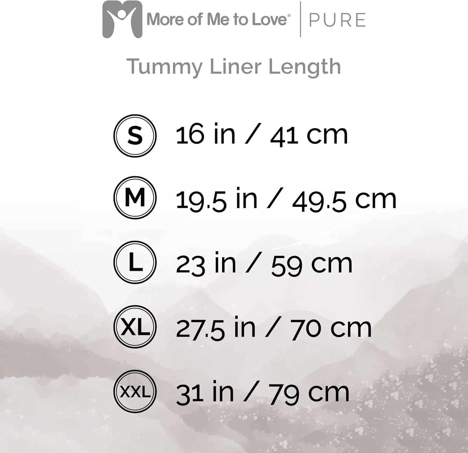 More of Me to Love Bamboo and Organic Cotton Tummy Liner 4-Pack, Xx-Large (2 X Pearl White and 2 X Stone Gray) image number 6