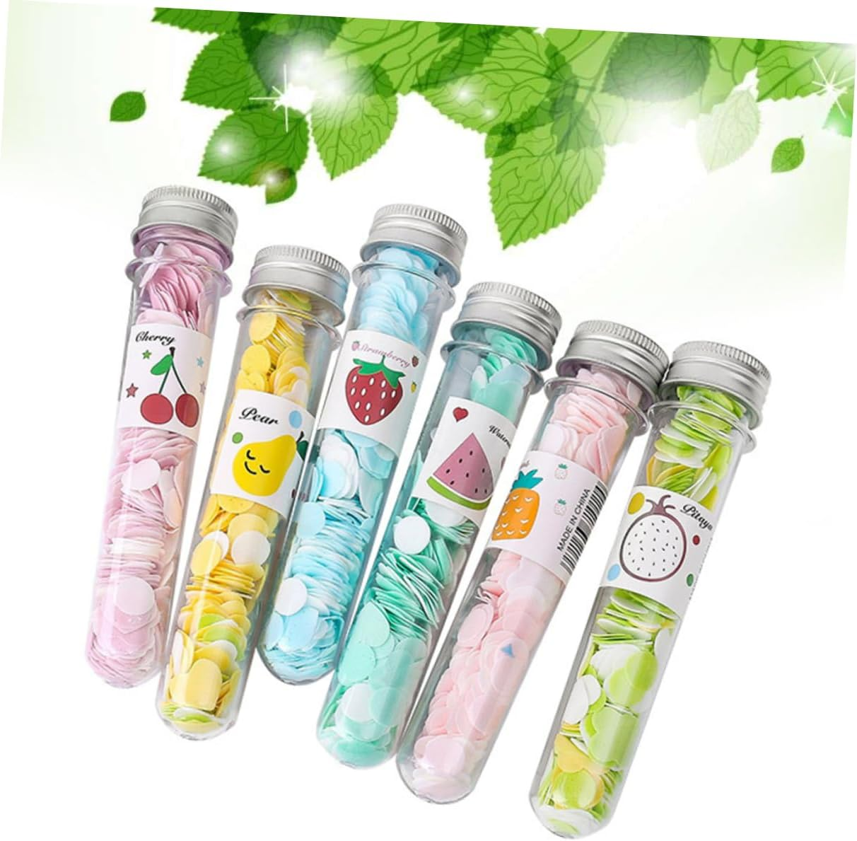 Yardwe 6Pcs Portable Soap Paper Disposable Soap Flakes Soap Paper for Hand Washing Travel Sheets for Home Travel and Outdoor Activities Random Pattern Sheets image number 4