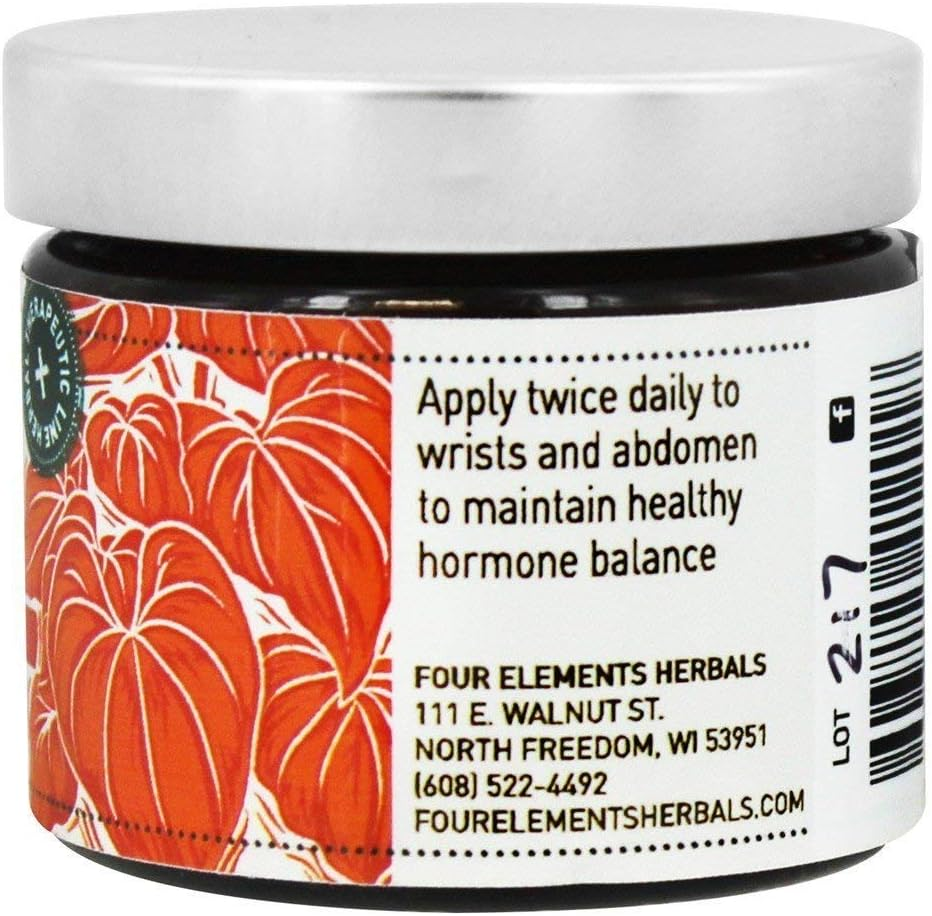 Four Elements Herbals - Moisture Cream Wild Yam - 2 Oz. image number 1
