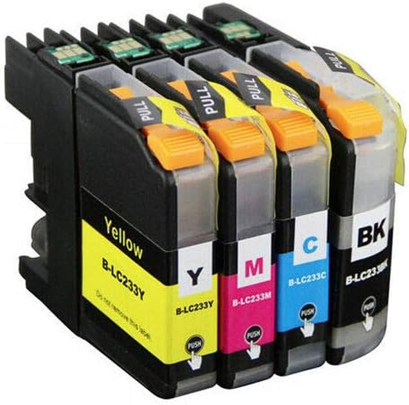 4 X Generic LC233 LC-233 Ink Cartridges for Brother J4120,J5320,J5720