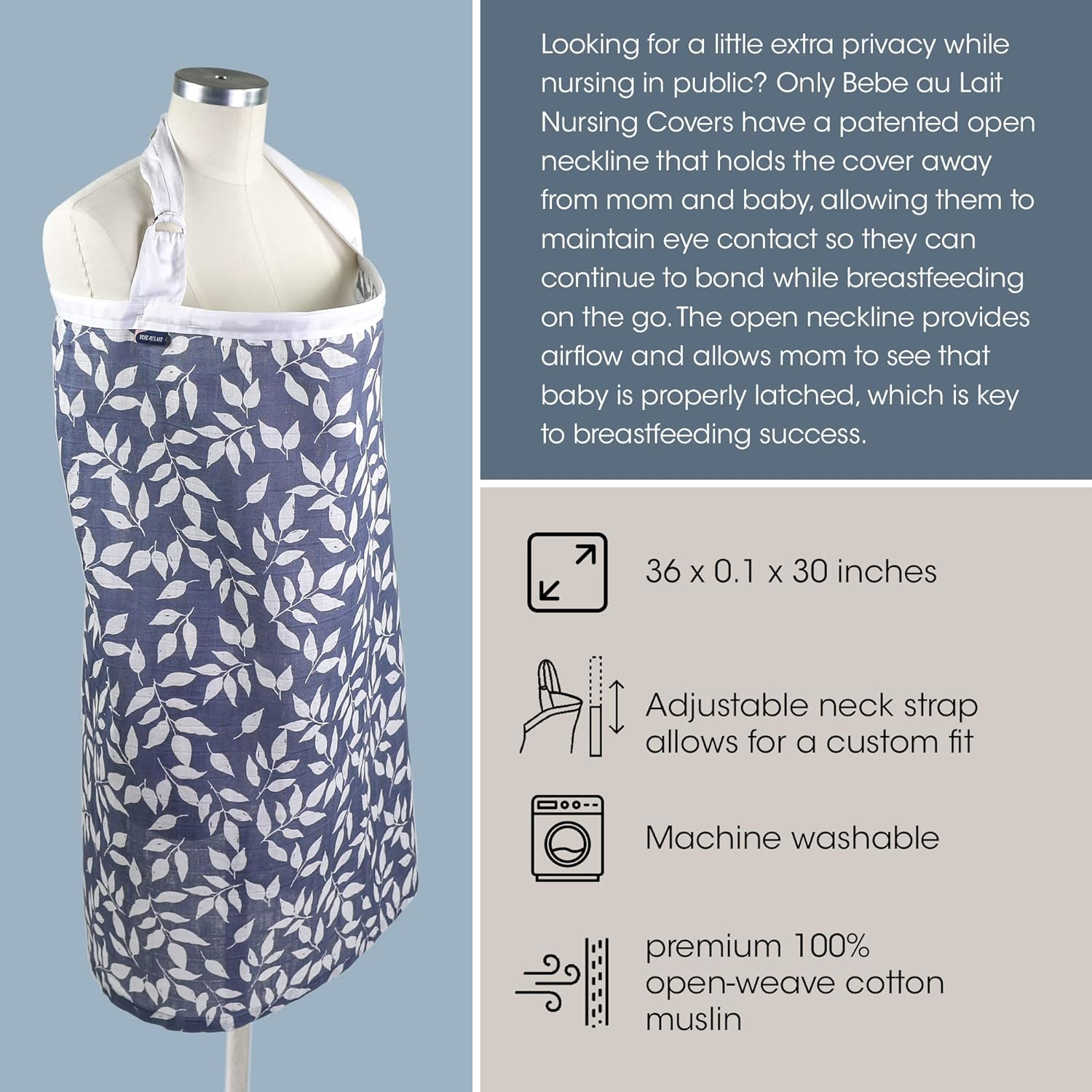 Boho Muslin Nursing Cover