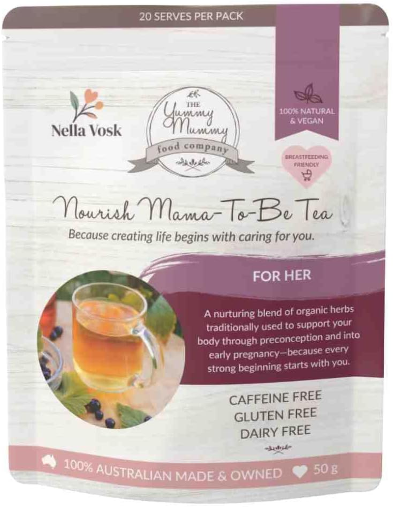 Yummy Mummy Food Company Mum-To-Be Fertility Tea | Hormone Balancing Herbal Tea with Raspberry Leave, Nettle, Shatavari & Chaste Berry &ndash; Natural & Caffeine-Free | 20 Serves image number 5