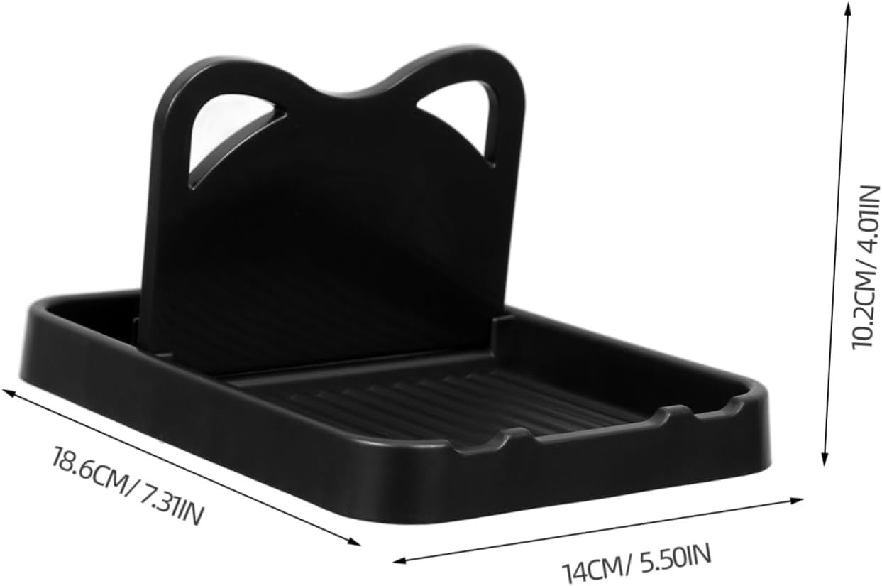 OFFSCH Foldable Pot Lid Holder Kitchen Counter Spoon Rest Storage Rack for Utensils and Lids