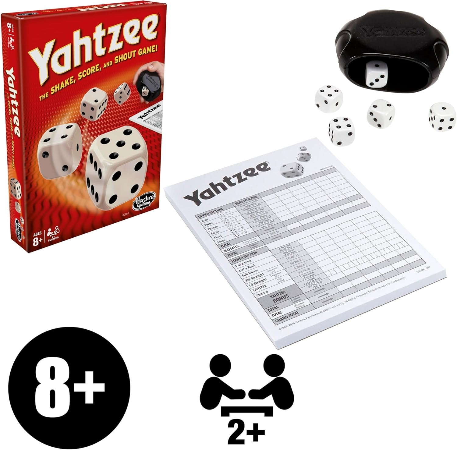 Yahtzee Classic Dice Game - Family Board and Table Games - Iphone App Available - Ages 8+ image number 4