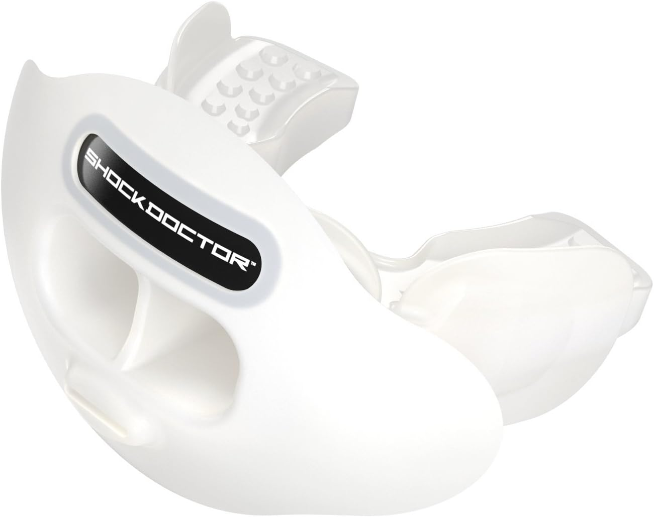 Shock Doctor Max Airflow 2.0 Lip Guard/Mouth Guard. Football Mouthguard 3500. for Youth and Adults OSFA. Breathable Wide Opening Mouthpiece. Helmet Strap Included - Benjamin Color image number 6