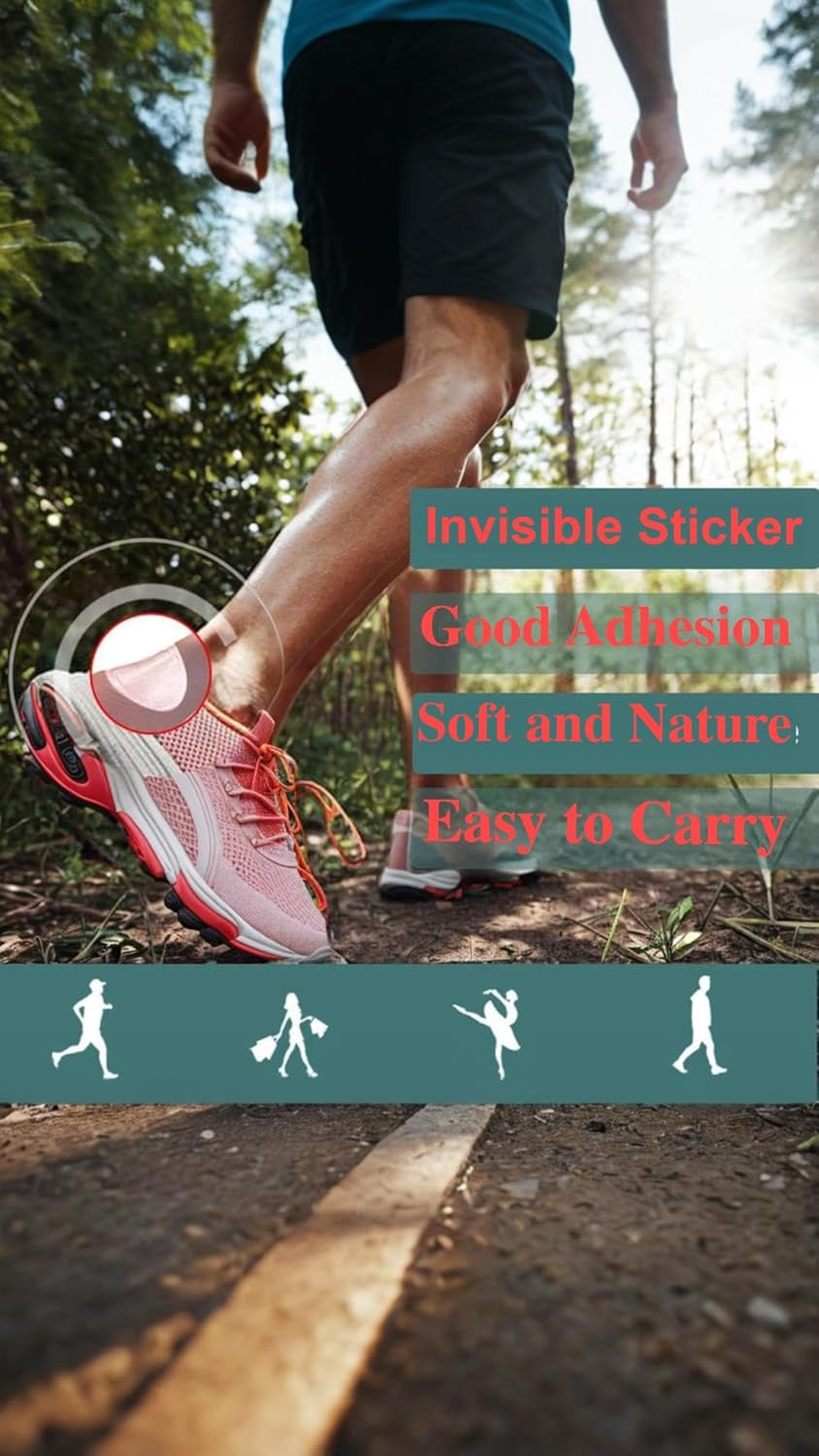 15 Pcs Heel Bandages for Blisters Gel Heel Sticker Anti-Abrasion Foot Sticker Bubble Sticker Gel Guard Skin Compeed Blister Mix Blister Treatment Patch Advanced Healing Blister Cushions image number 1