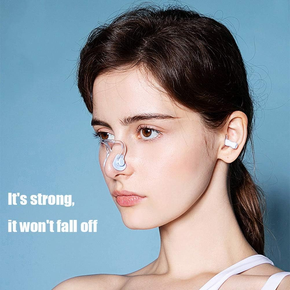 10 Pcs Nose Clips Swimming, Waterproof Silicone Nose Plugs Kids Swimming Nose Clip Swim Nose Training Protector with Box for Kids and Adults,Beginners