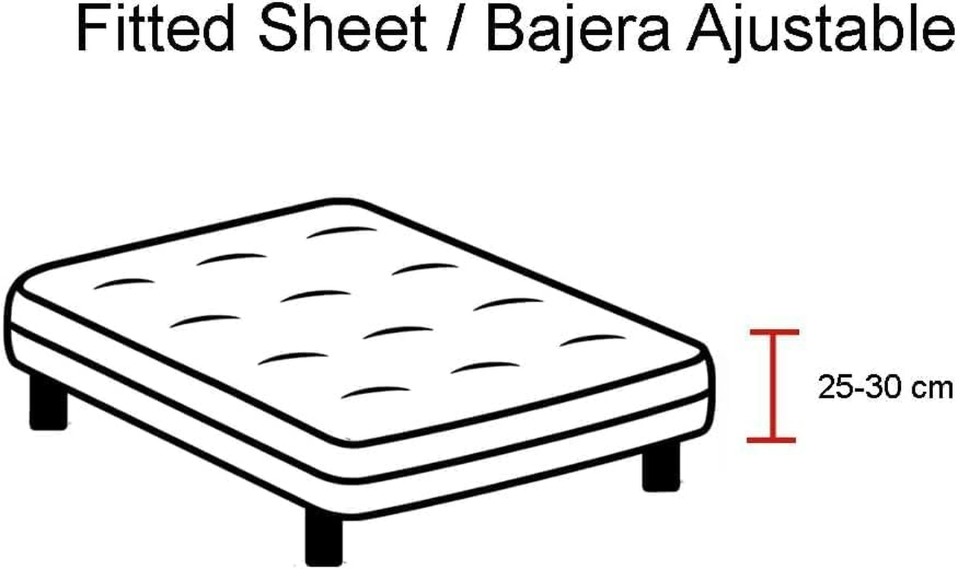 Flat Sheet - Pillowcase, Mattress Cover, Brushed Microfibre, Flat Sheet for Beds (90Cm, 105Cm, 135Cm, 150Cm and 180Cm) Bedding Set (Dark Blue, Bed 105 X 200 Cm, Fitted Sheet)